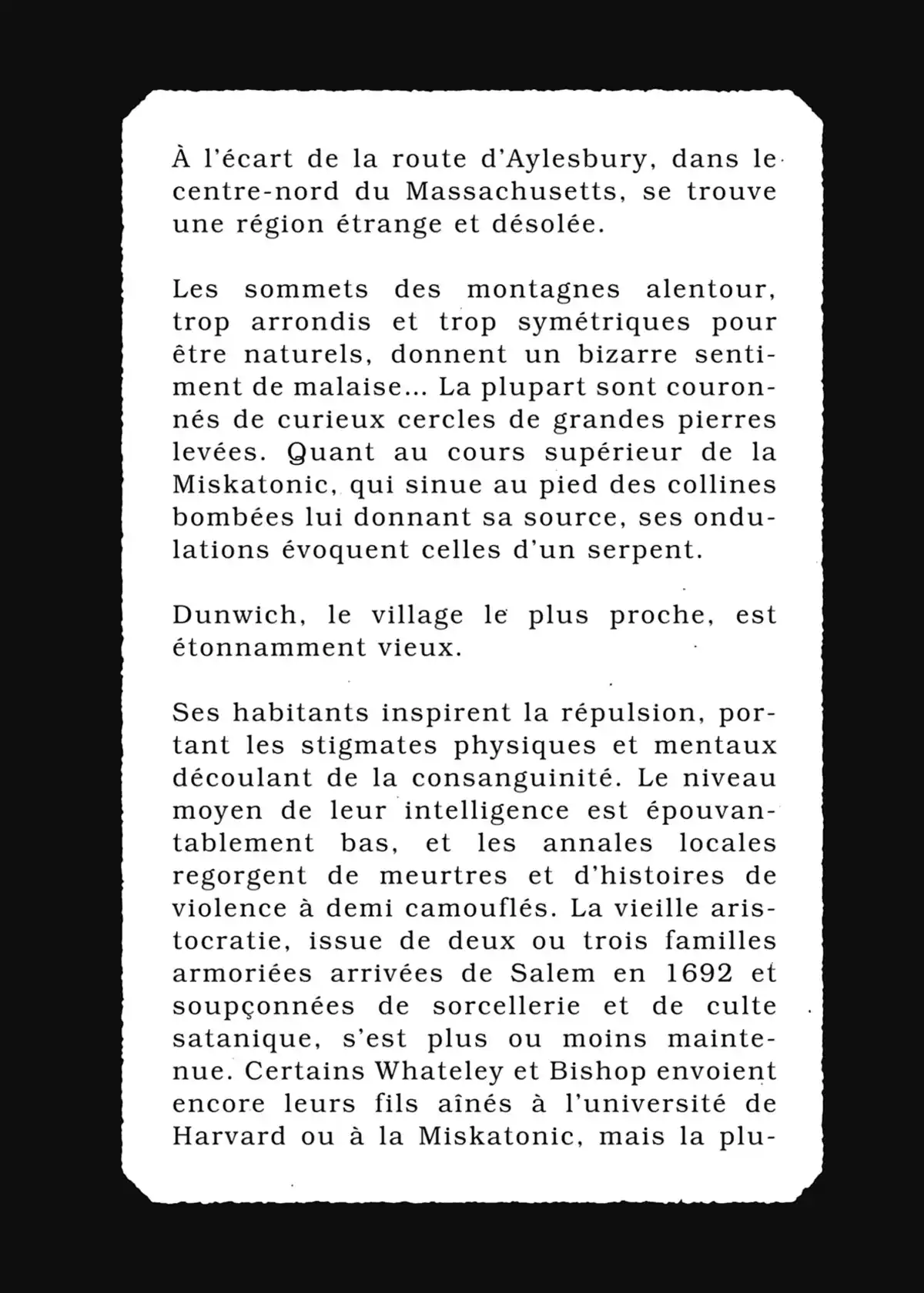 L’Abomination de Dunwich Volume 1 page 23
