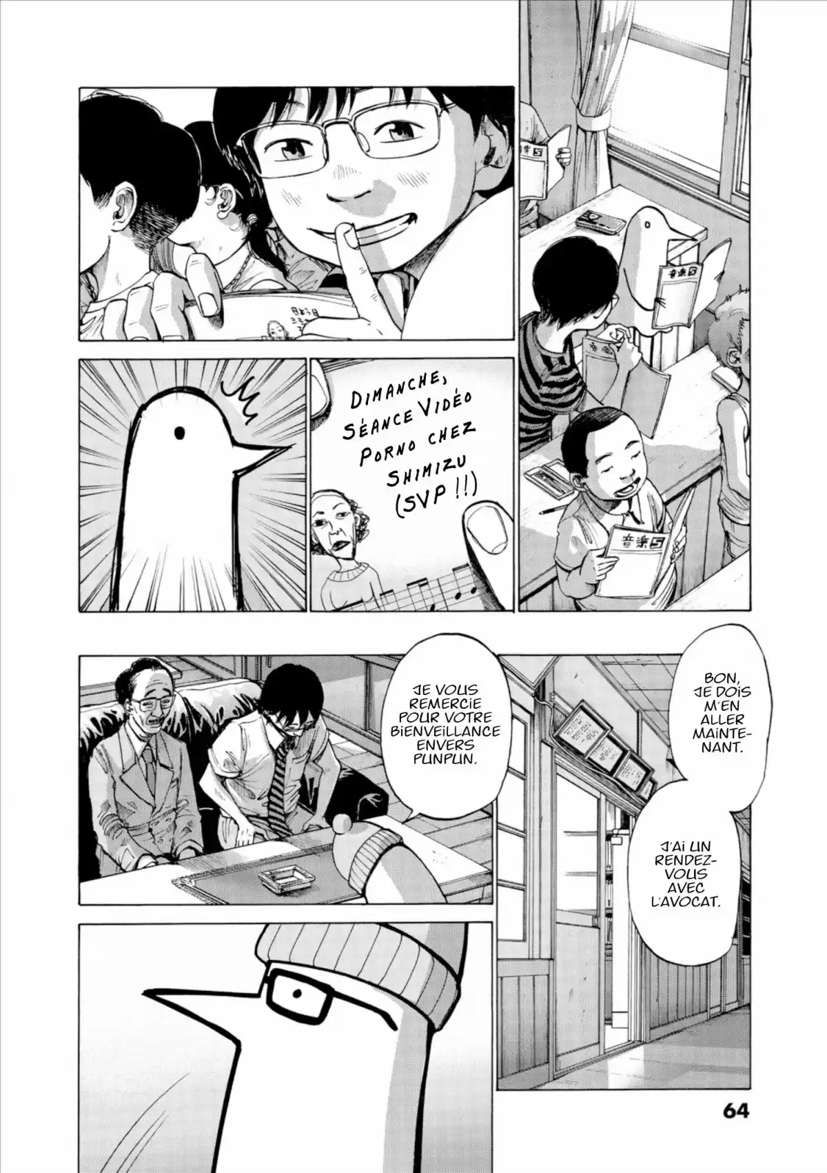 Bonne nuit Punpun Volume 1 page 64