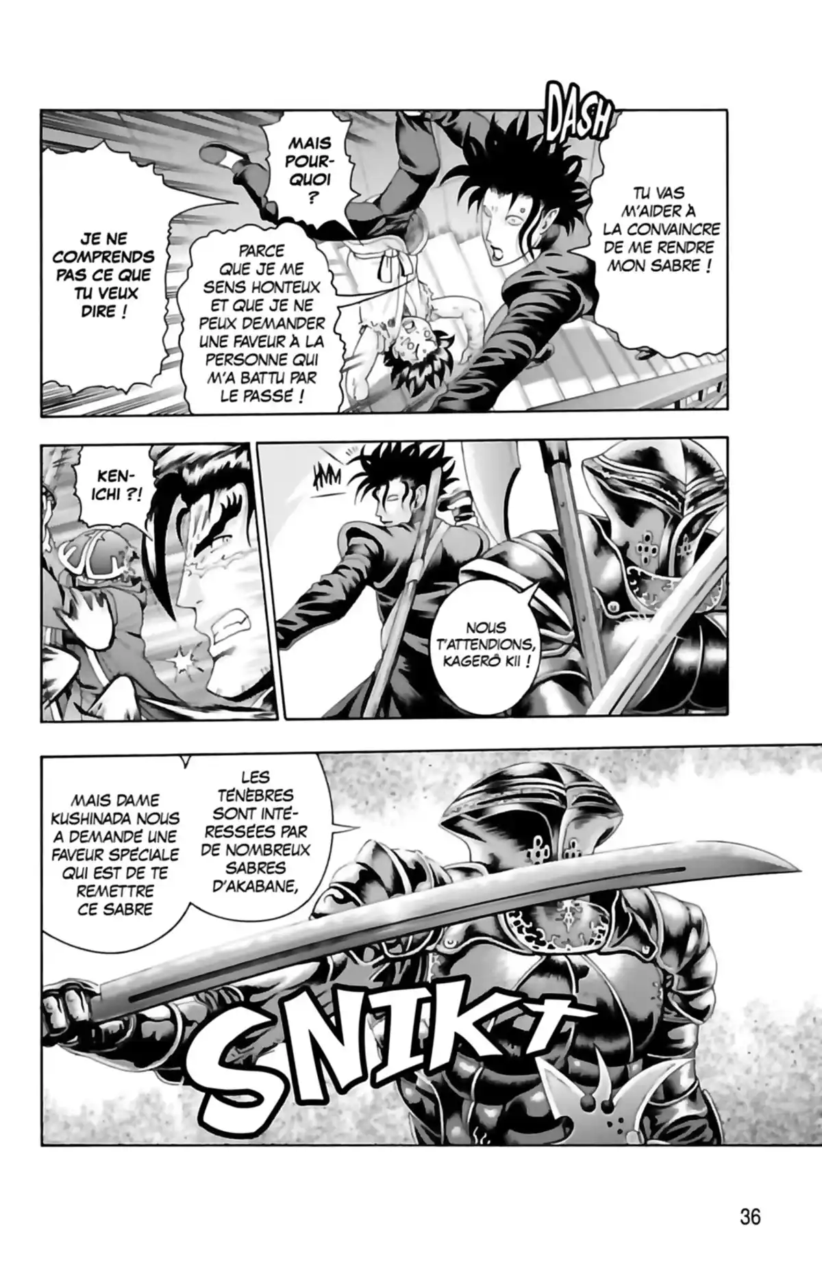 Kenichi – Saison 2 : Les disciples de l’ombre Volume 10 page 36