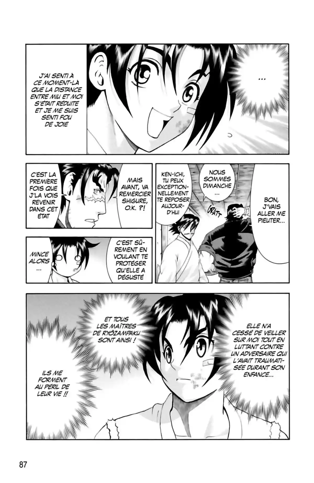 Kenichi – Saison 2 : Les disciples de l’ombre Volume 3 page 87