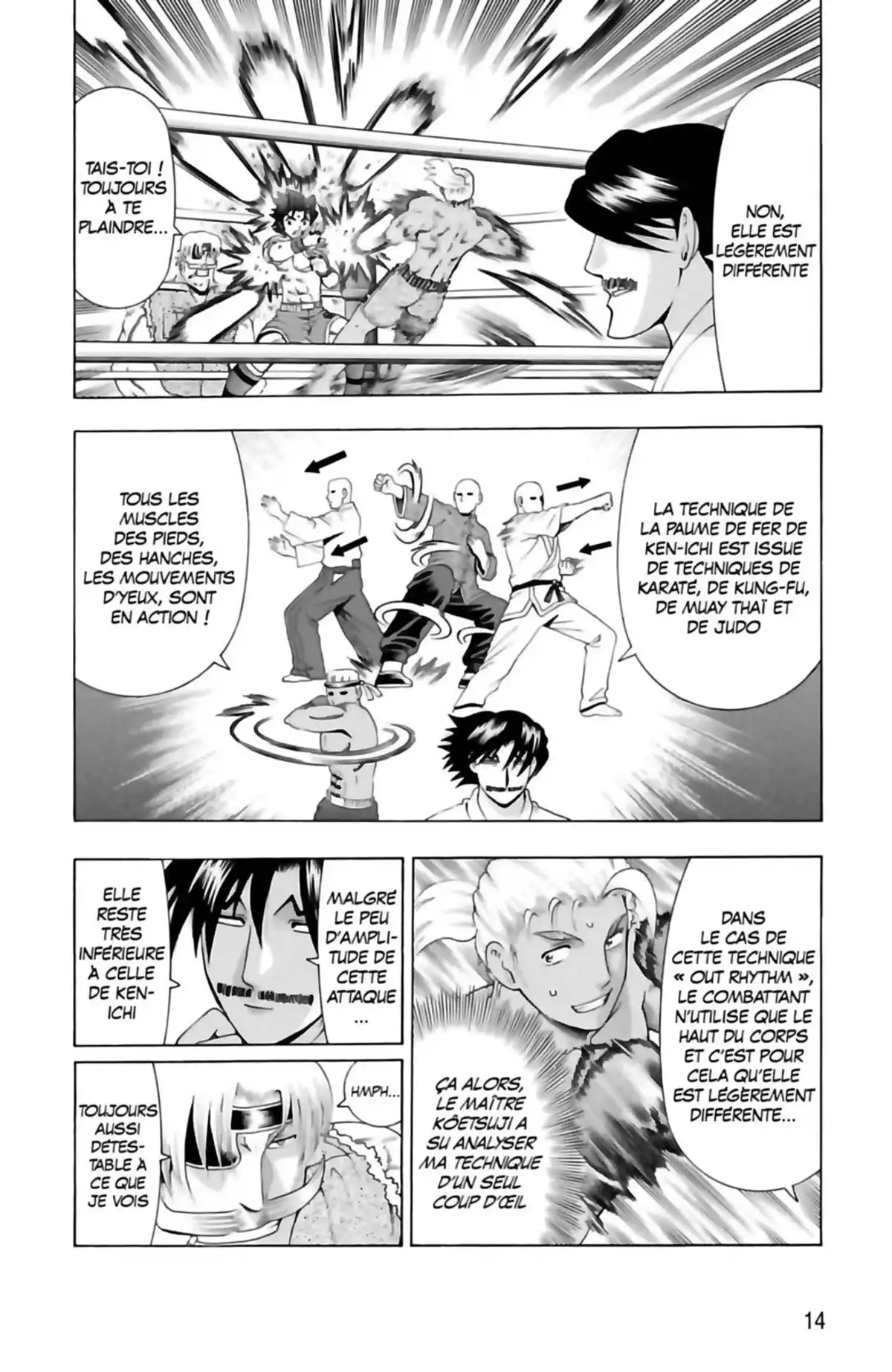 Kenichi – Saison 2 : Les disciples de l’ombre Volume 6 page 14