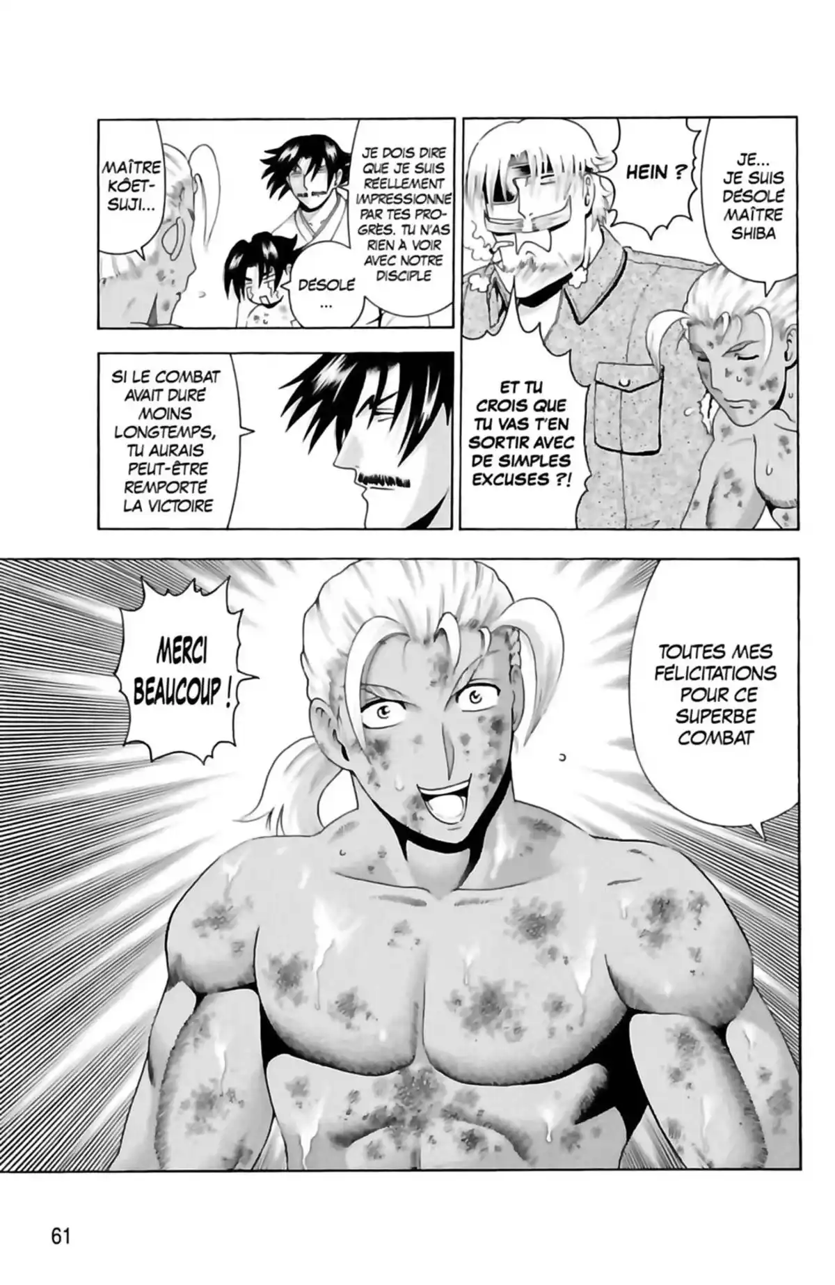Kenichi – Saison 2 : Les disciples de l’ombre Volume 6 page 61