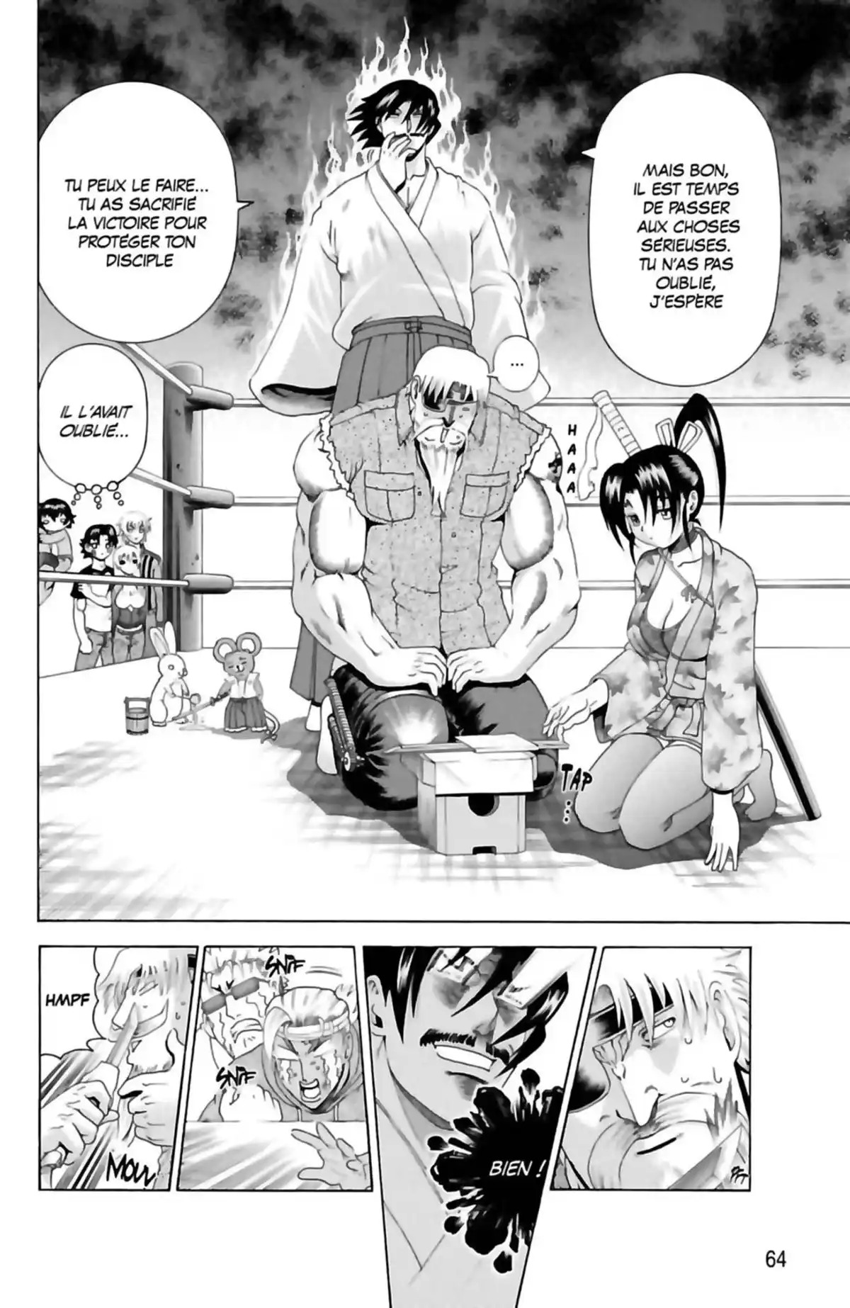 Kenichi – Saison 2 : Les disciples de l’ombre Volume 6 page 64
