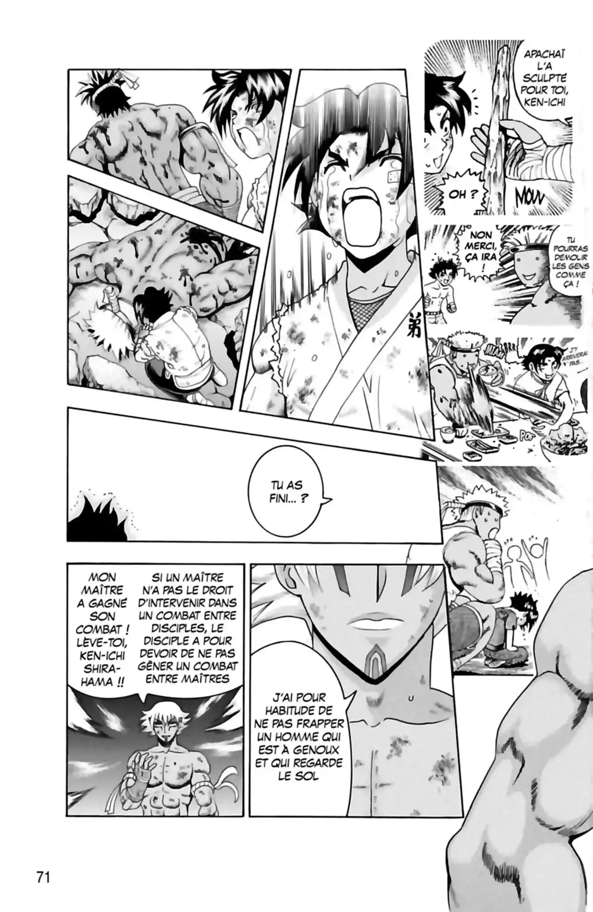 Kenichi – Saison 2 : Les disciples de l’ombre Volume 14 page 73