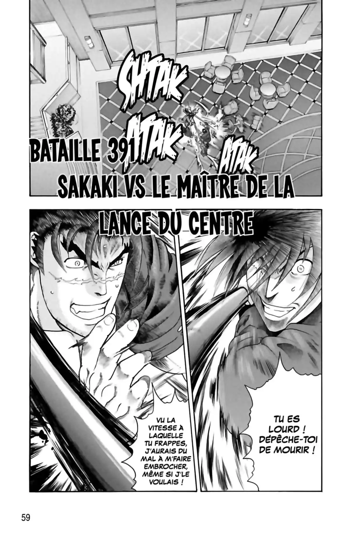 Kenichi – Saison 2 : Les disciples de l’ombre Volume 13 page 59