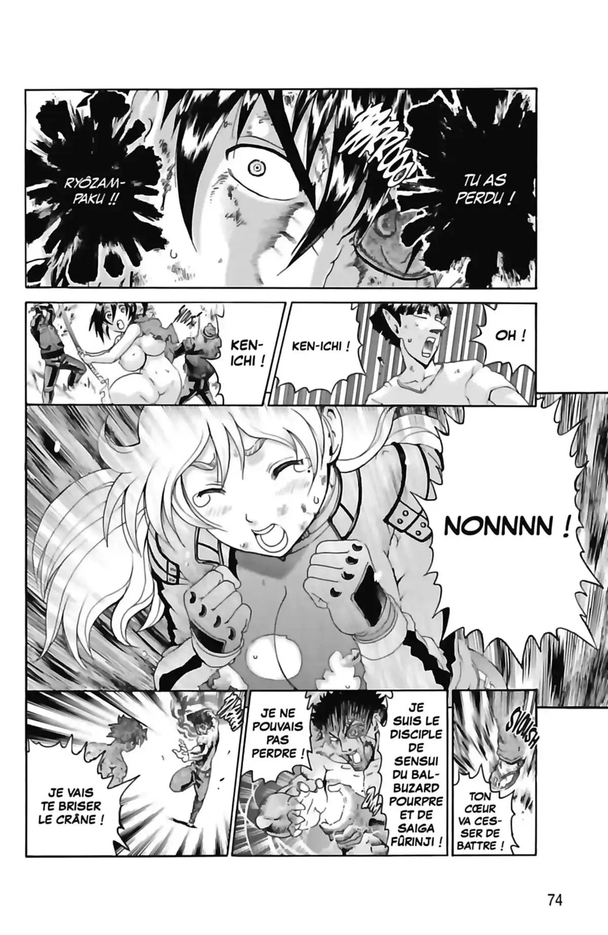 Kenichi – Saison 2 : Les disciples de l’ombre Volume 24 page 76