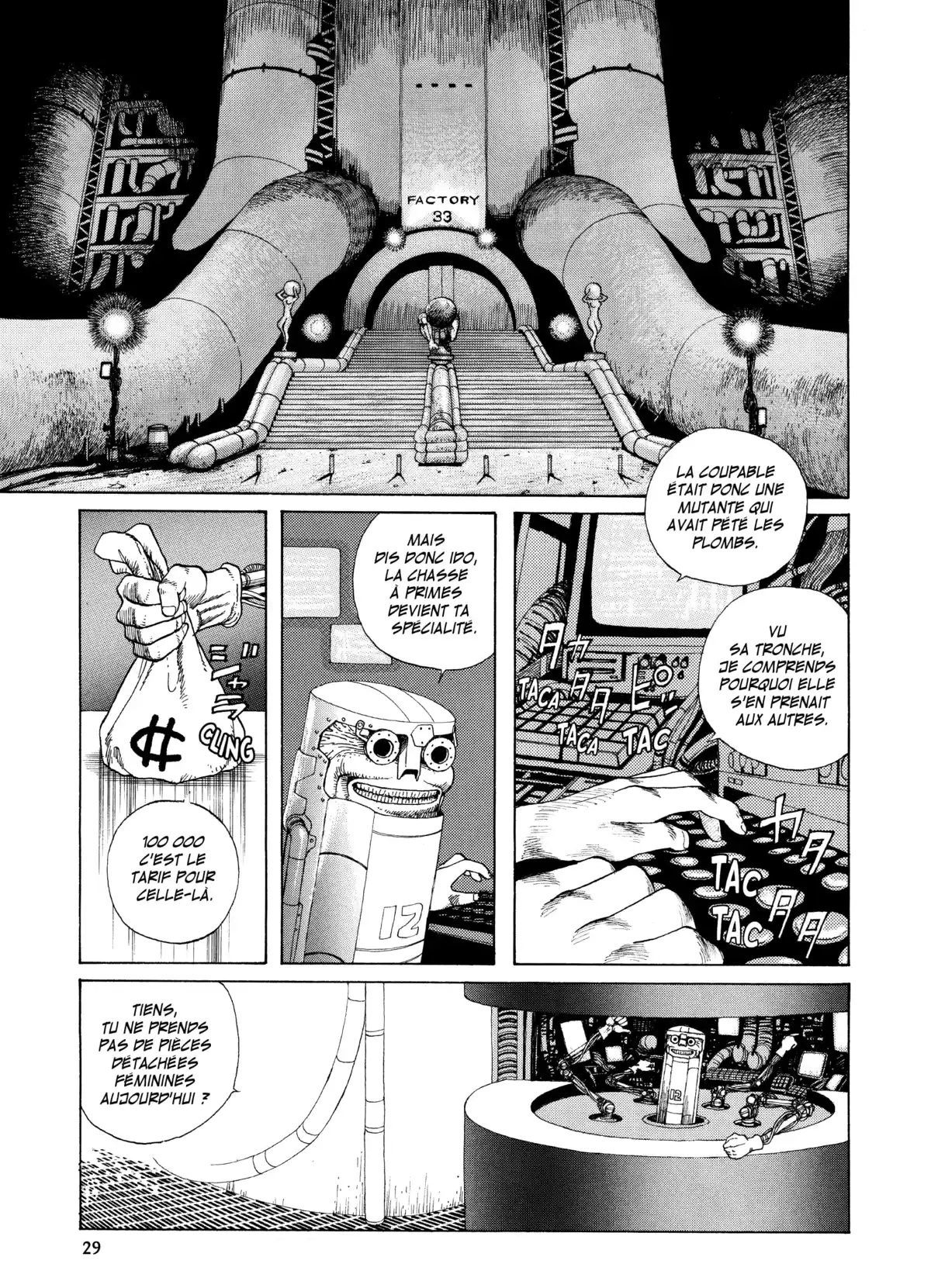 Gunnm Volume 1 page 28