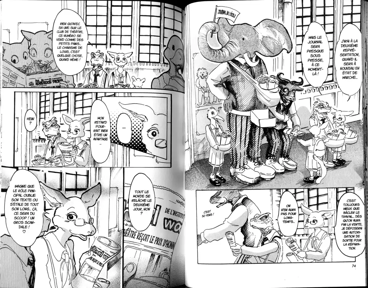 BEASTARS Volume 2 page 39