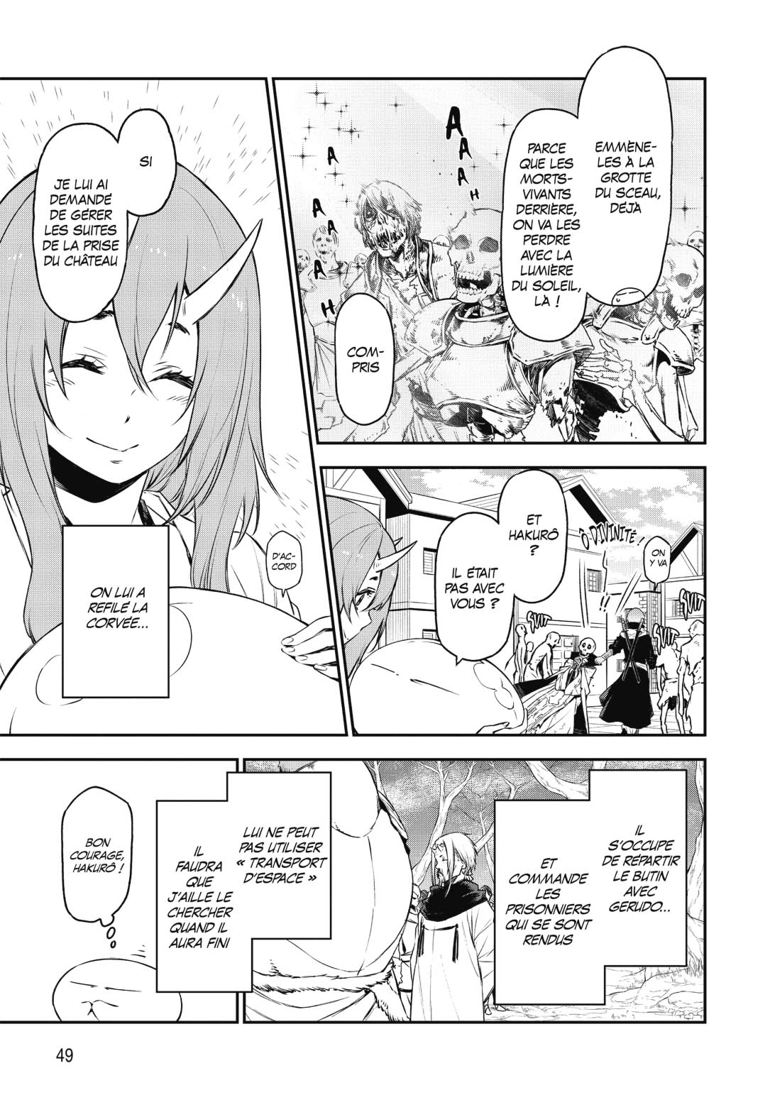 Moi, quand je me réincarne en Slime Volume 20 page 50