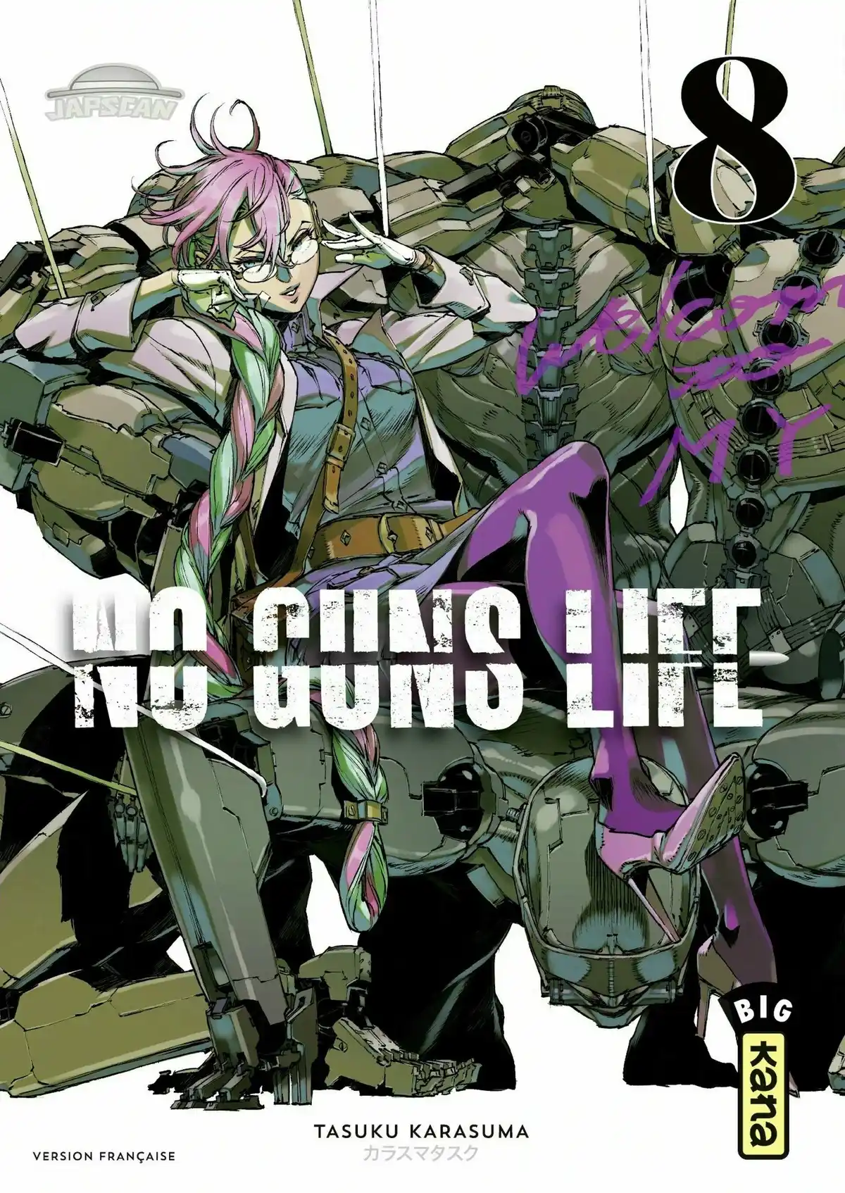 No Guns Life Volume 8 page 1