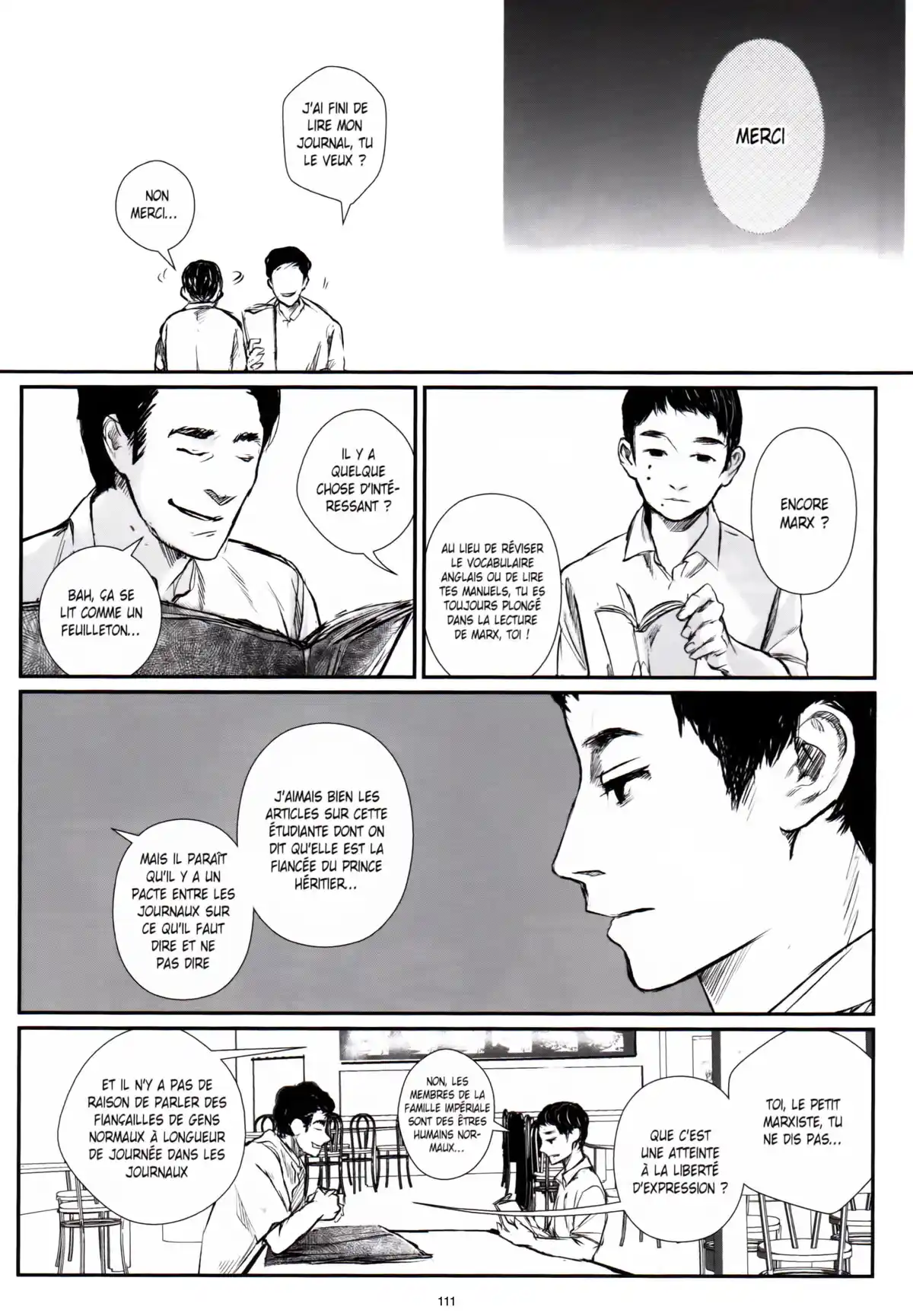 Mishima Boys, coup d’état Volume 1 page 103