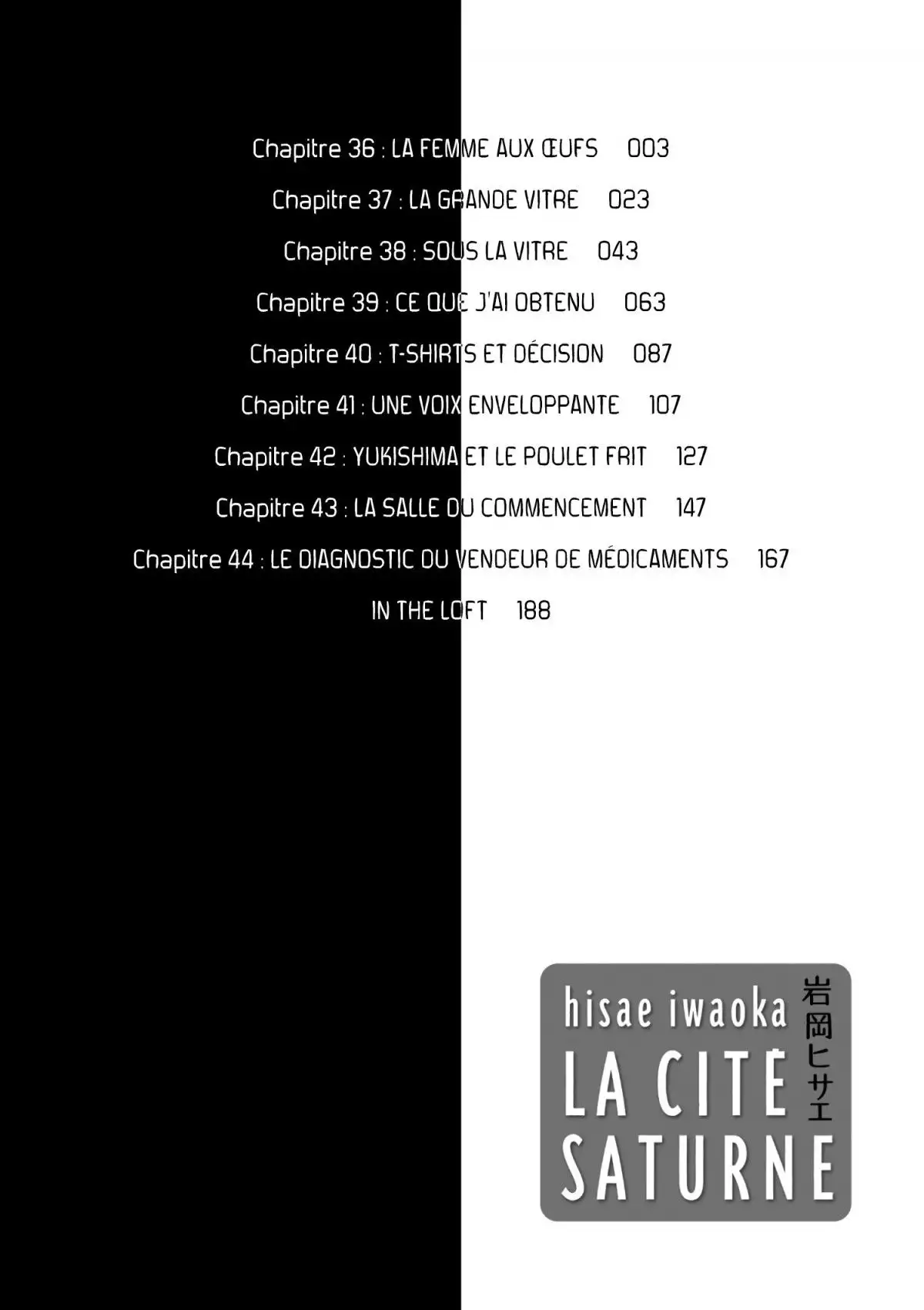 La Cité Saturne Volume 5 page 3