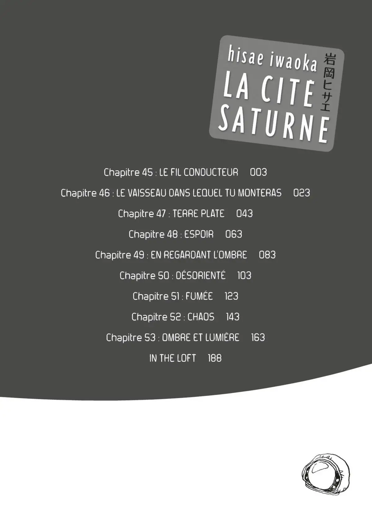 La Cité Saturne Volume 6 page 3