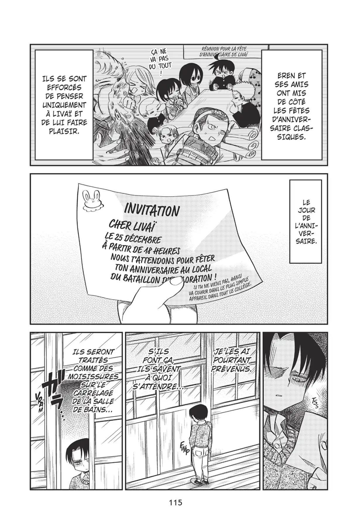 L’Attaque des Titans – Junior High School Volume 7 page 116