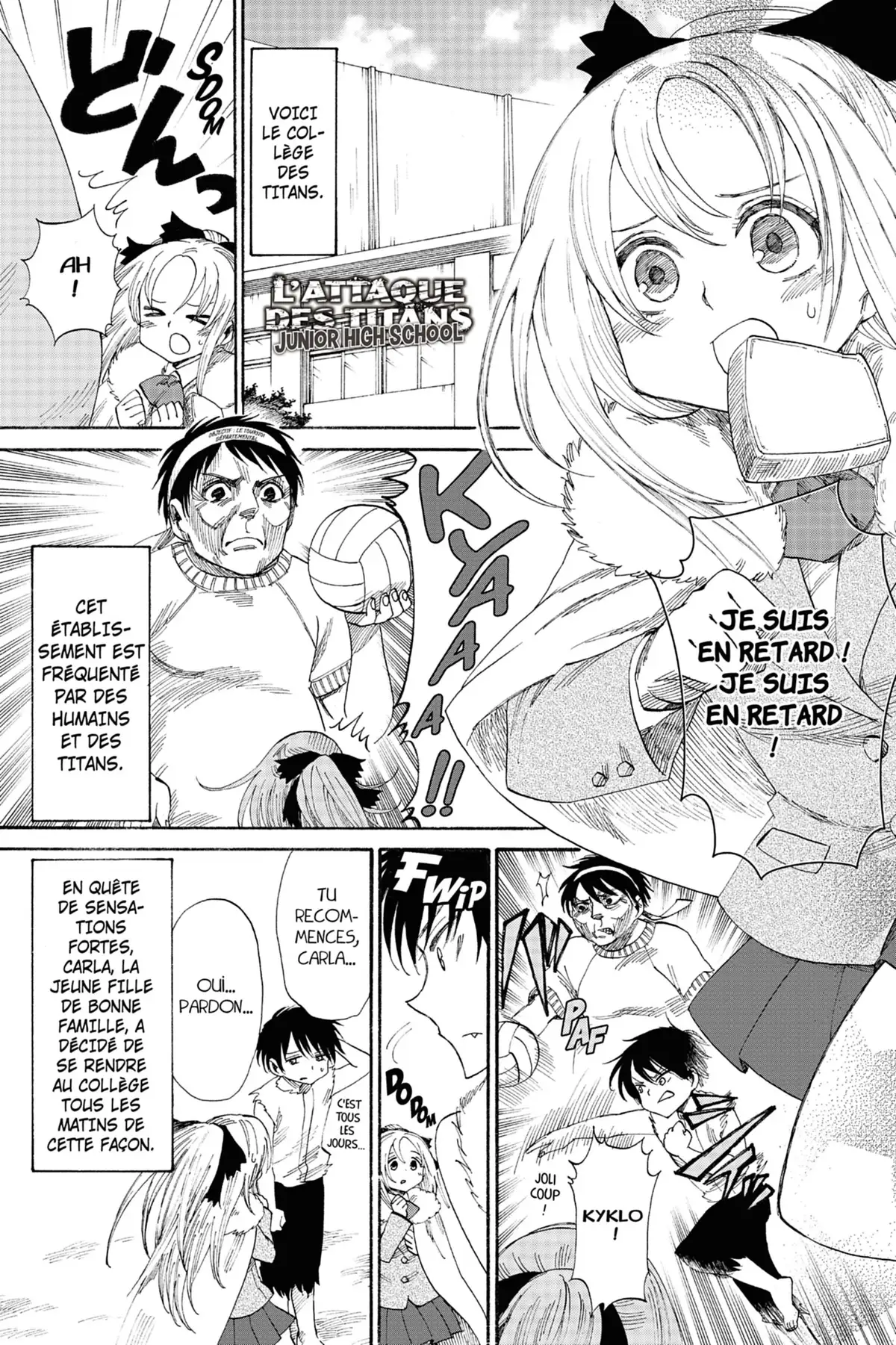 L’Attaque des Titans – Junior High School Volume 7 page 70