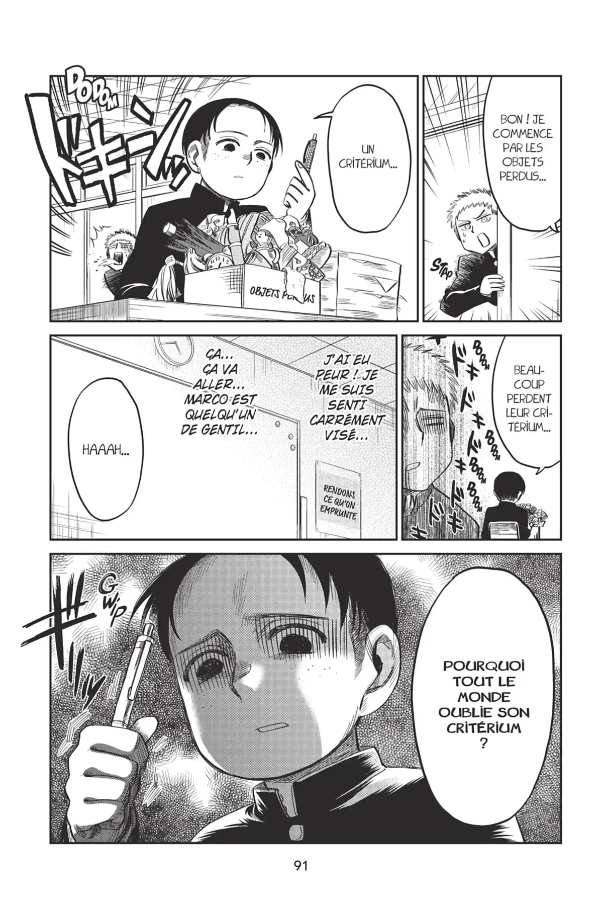 L’Attaque des Titans – Junior High School Volume 7 page 92