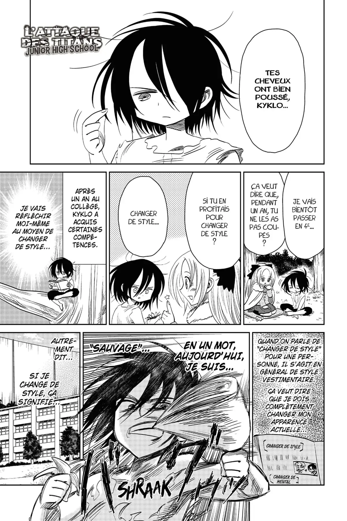 L’Attaque des Titans – Junior High School Volume 7 page 98