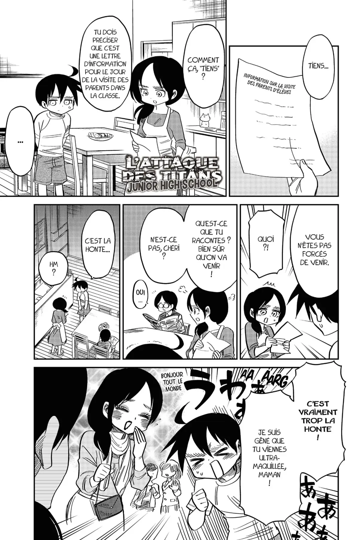 L’Attaque des Titans – Junior High School Volume 8 page 100