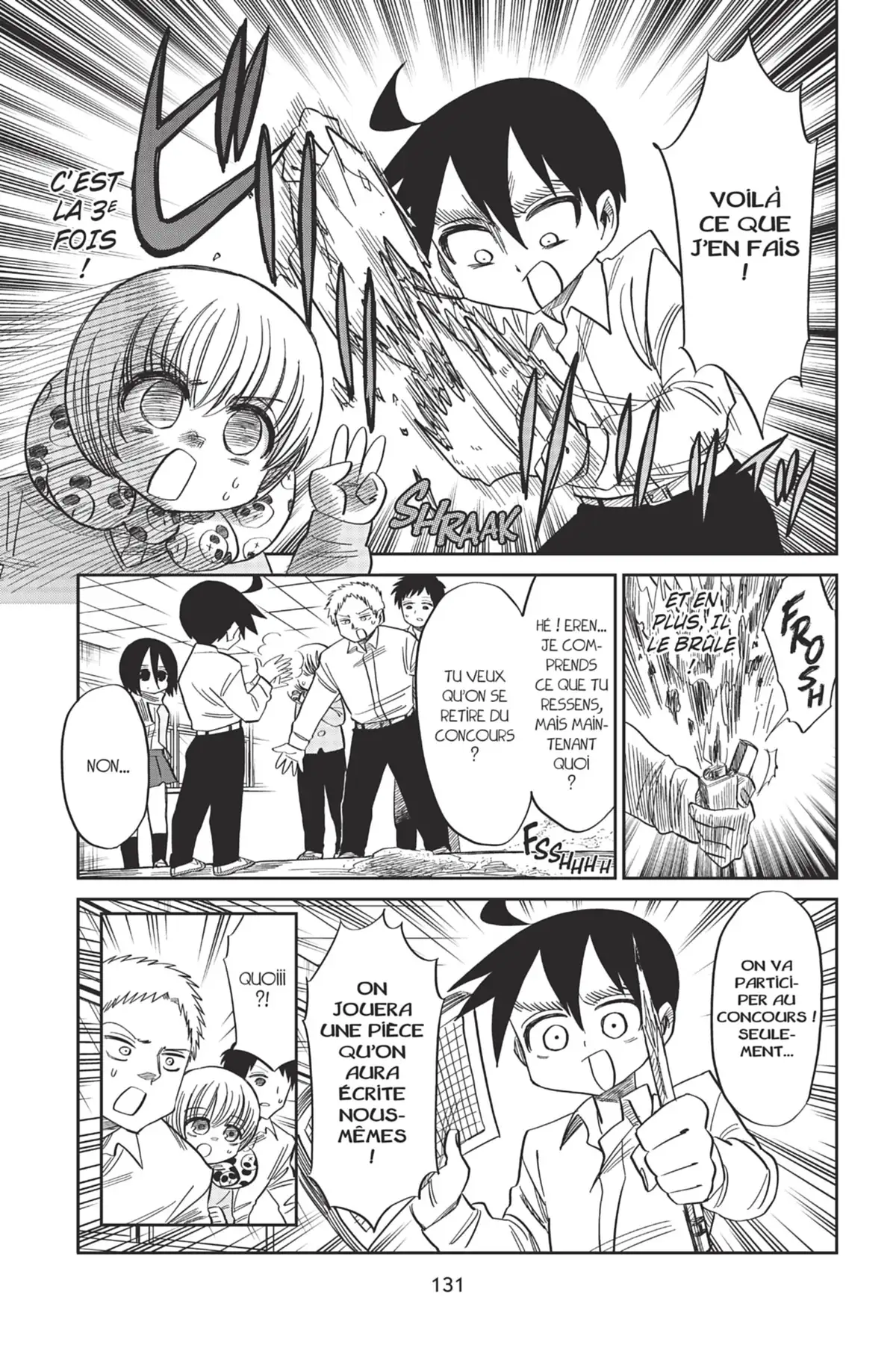 L’Attaque des Titans – Junior High School Volume 8 page 132