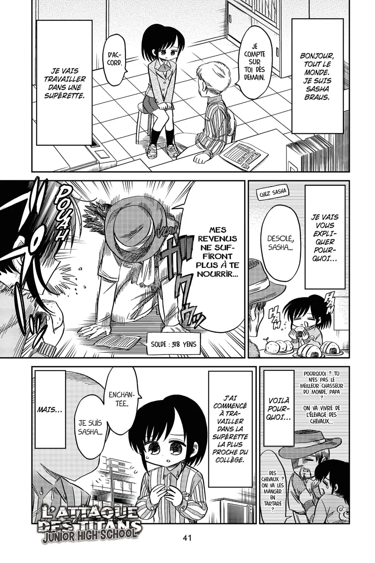L’Attaque des Titans – Junior High School Volume 8 page 42
