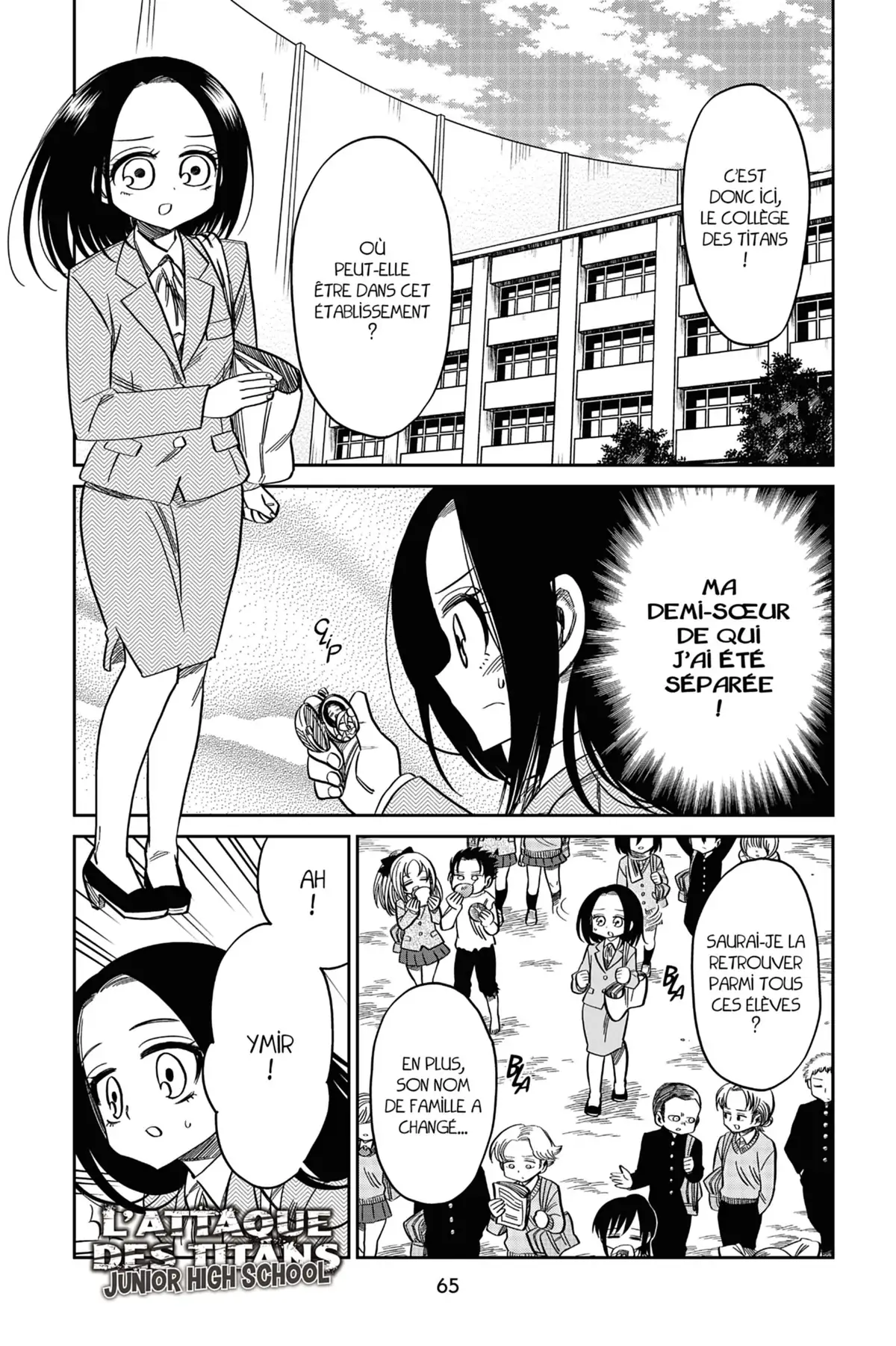 L’Attaque des Titans – Junior High School Volume 8 page 66