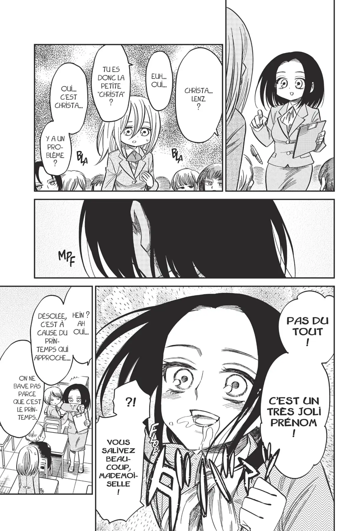 L’Attaque des Titans – Junior High School Volume 8 page 70