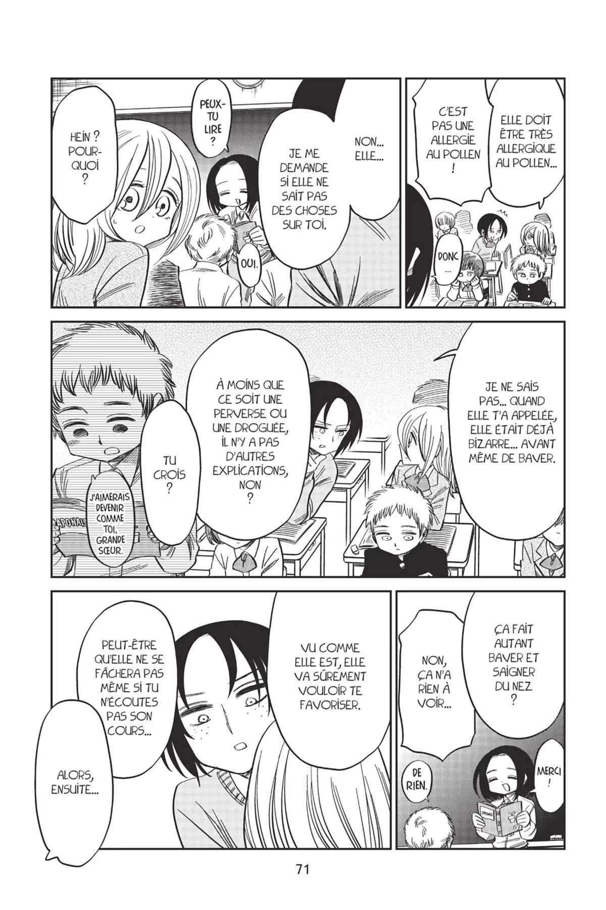 L’Attaque des Titans – Junior High School Volume 8 page 72