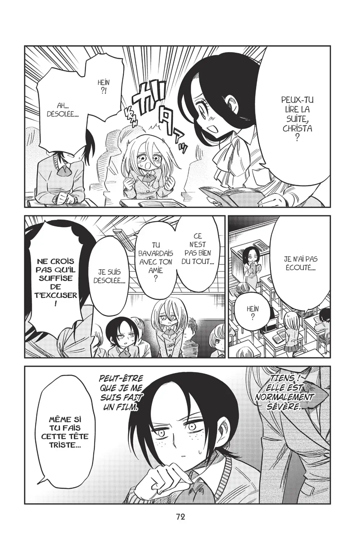 L’Attaque des Titans – Junior High School Volume 8 page 73
