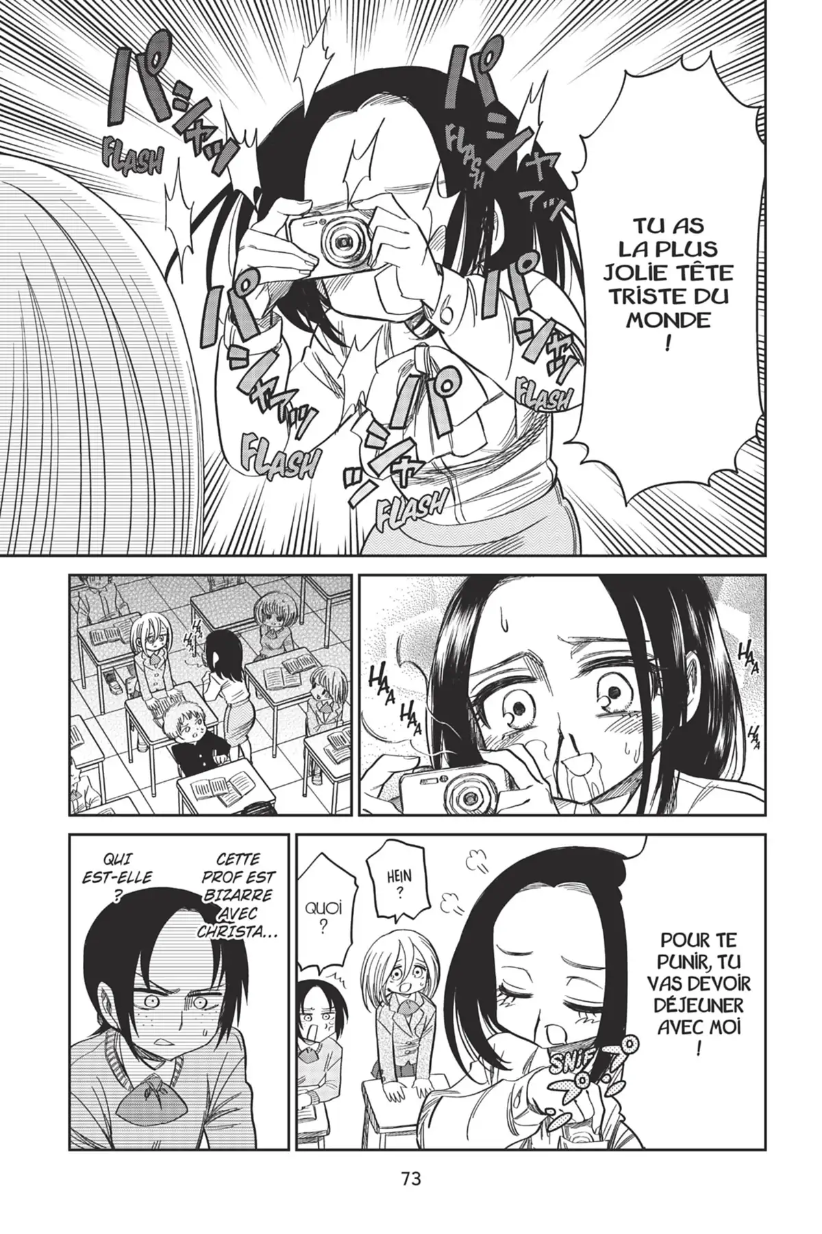 L’Attaque des Titans – Junior High School Volume 8 page 74