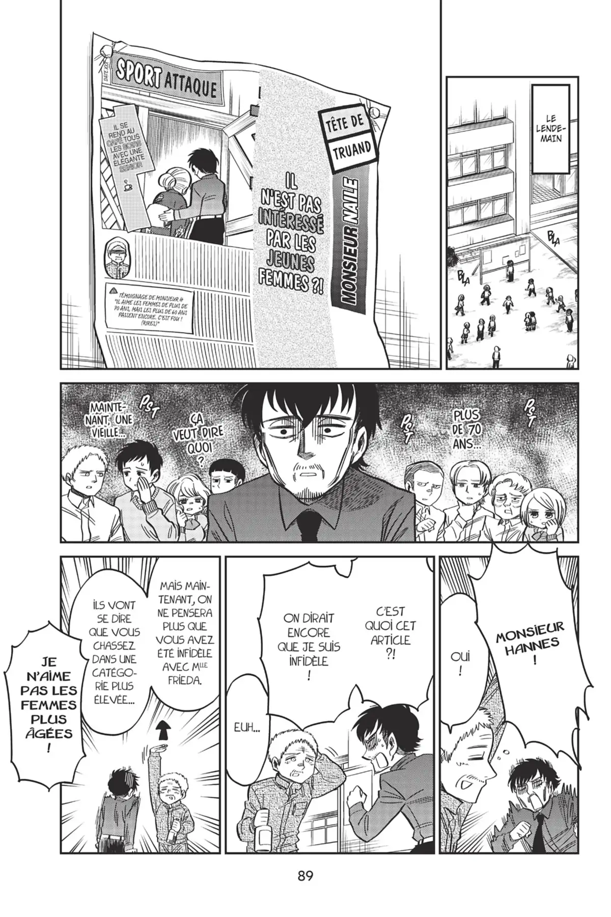 L’Attaque des Titans – Junior High School Volume 8 page 90