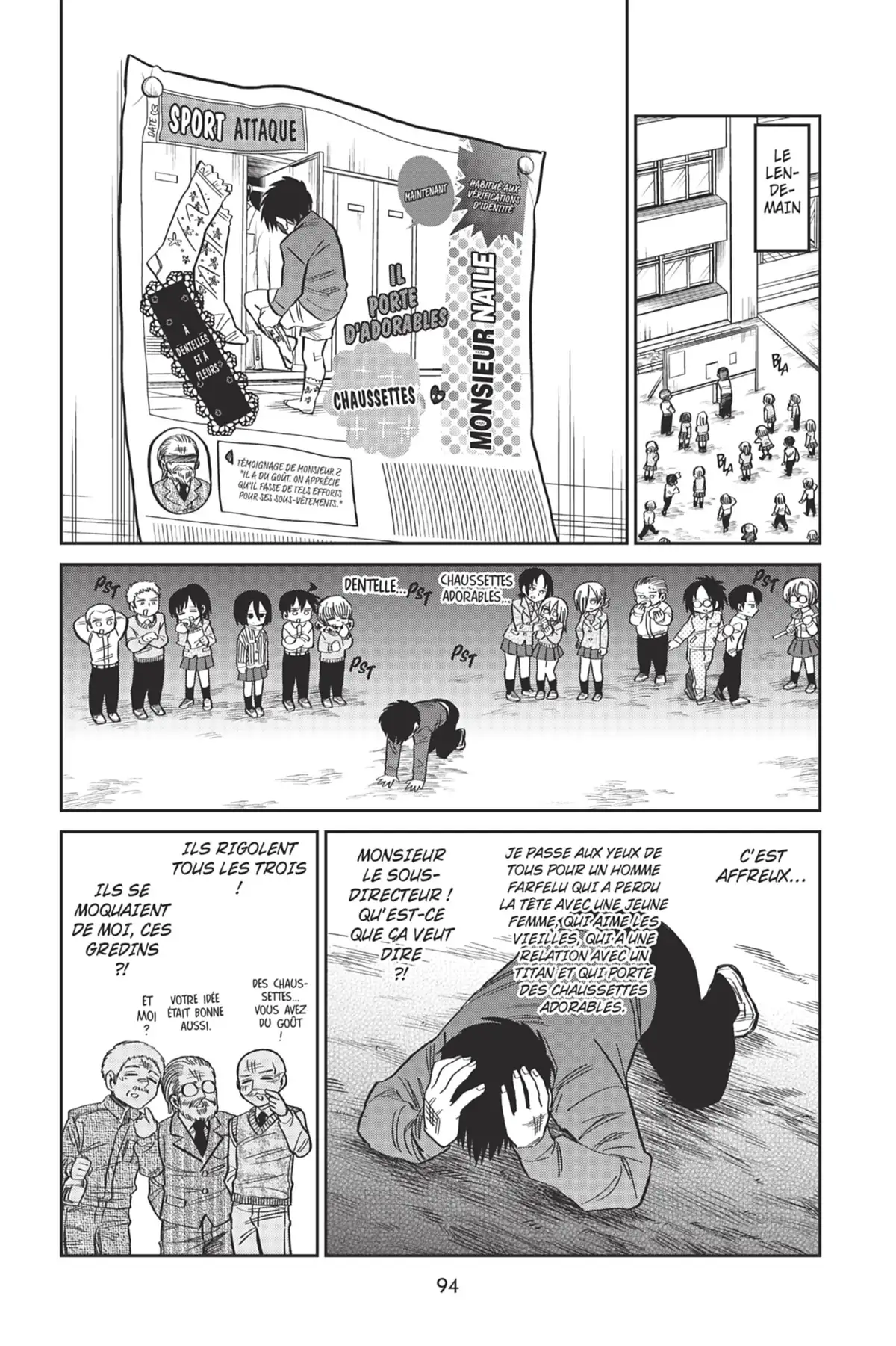 L’Attaque des Titans – Junior High School Volume 8 page 95