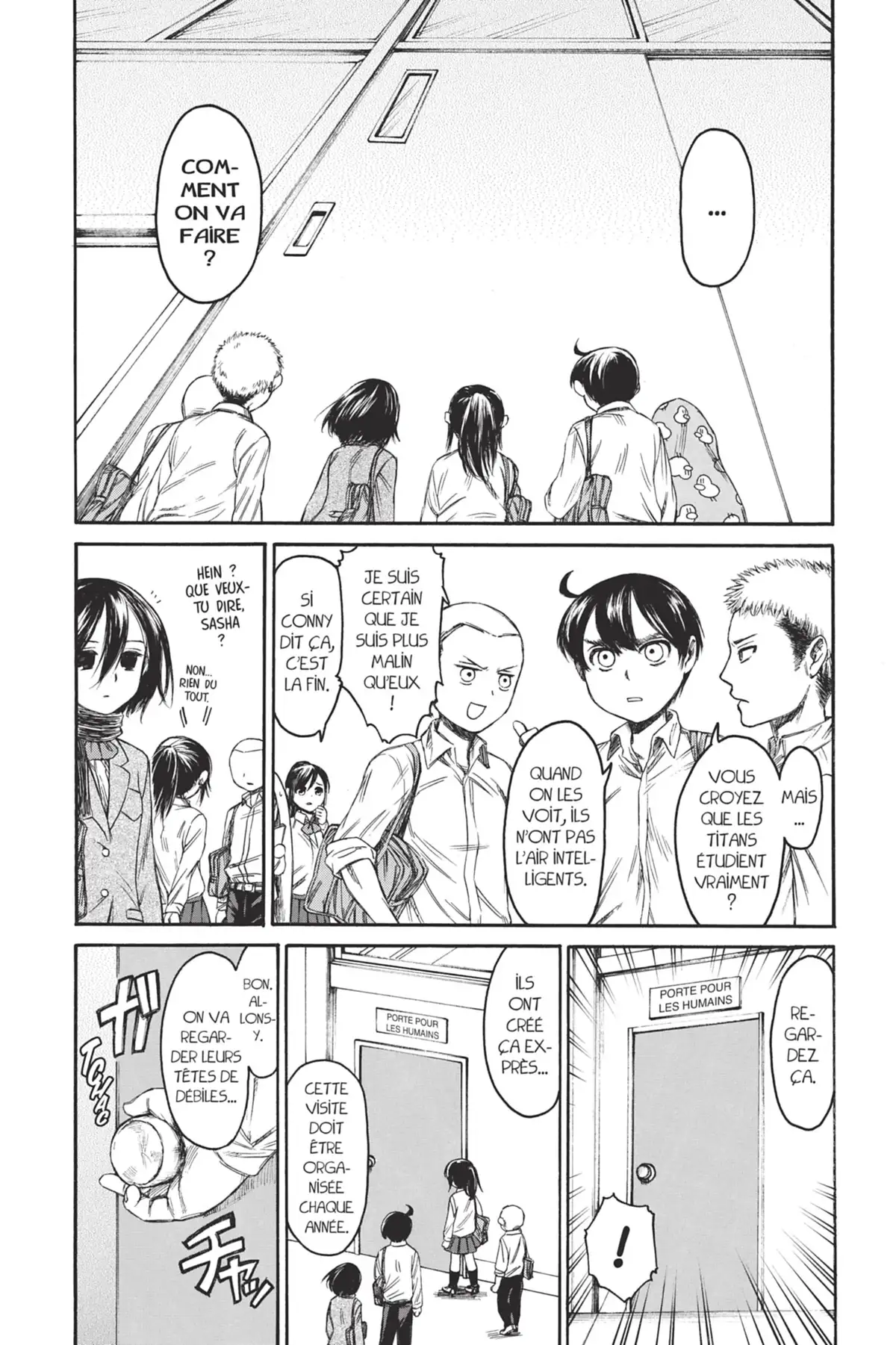 L’Attaque des Titans – Junior High School Volume 1 page 110
