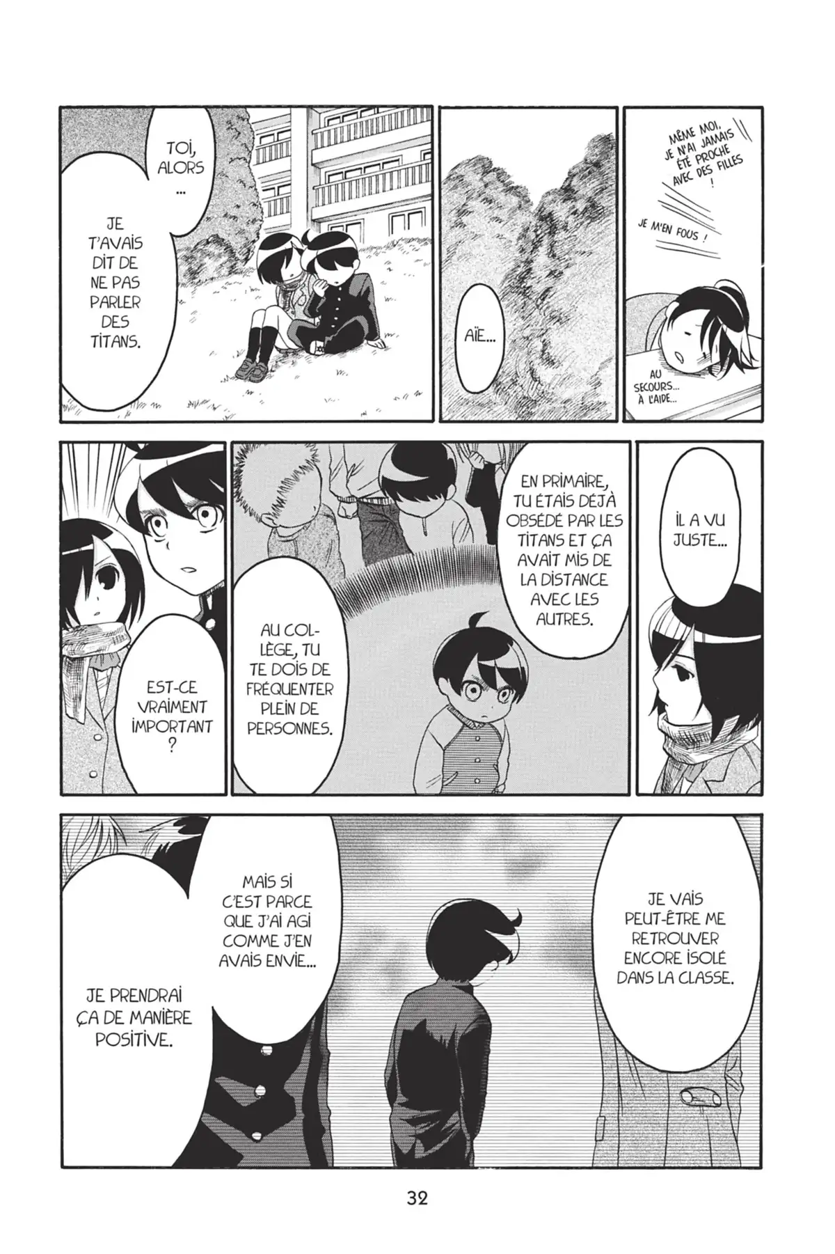 L’Attaque des Titans – Junior High School Volume 1 page 33