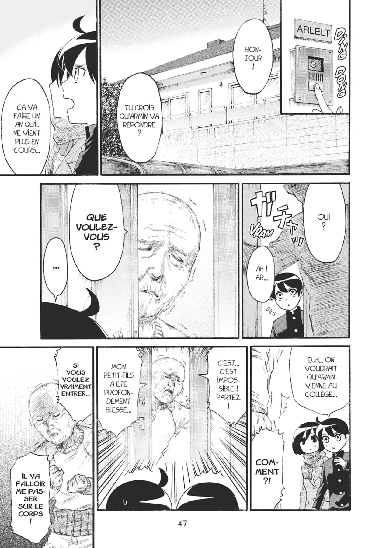 L’Attaque des Titans – Junior High School Volume 1 page 48