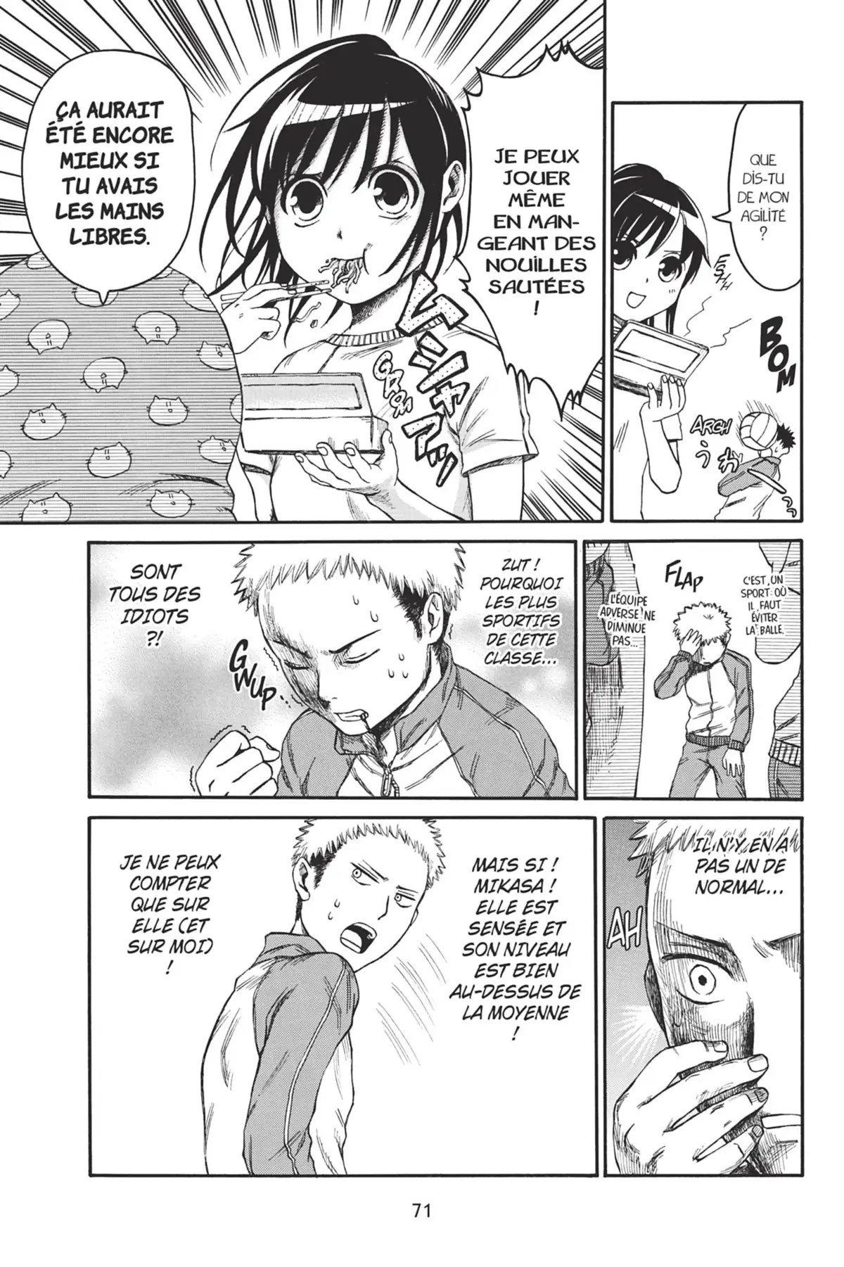 L’Attaque des Titans – Junior High School Volume 1 page 72