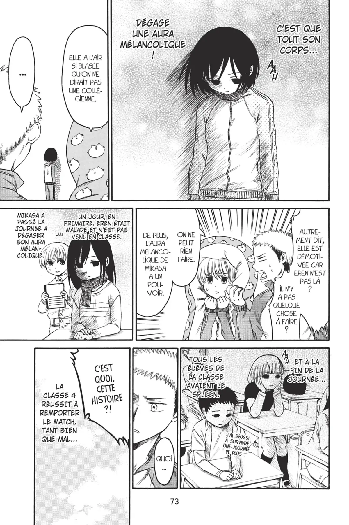 L’Attaque des Titans – Junior High School Volume 1 page 74