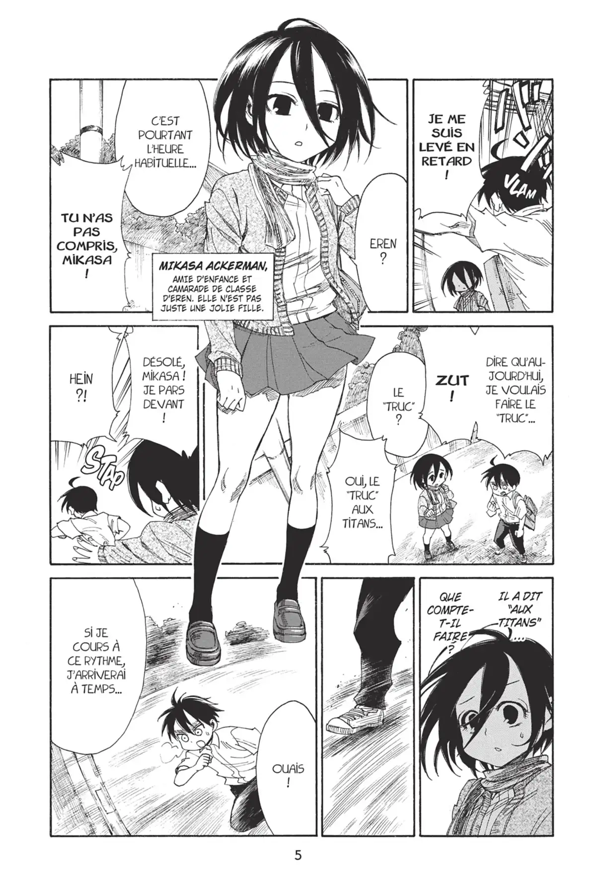 L’Attaque des Titans – Junior High School Volume 5 page 6