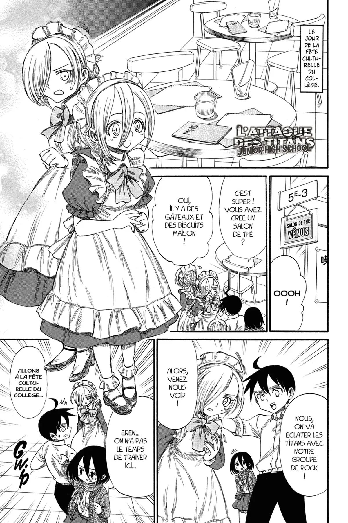 L’Attaque des Titans – Junior High School Volume 5 page 66