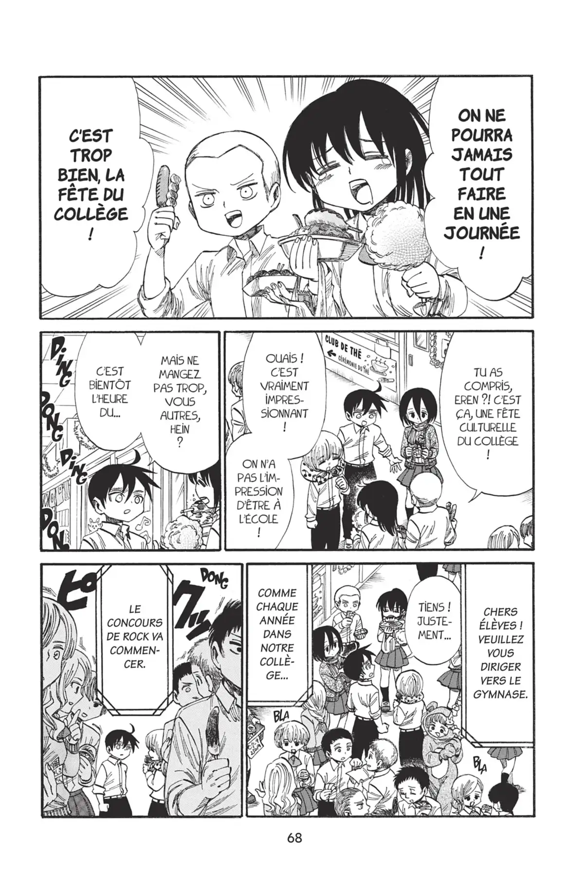 L’Attaque des Titans – Junior High School Volume 5 page 69