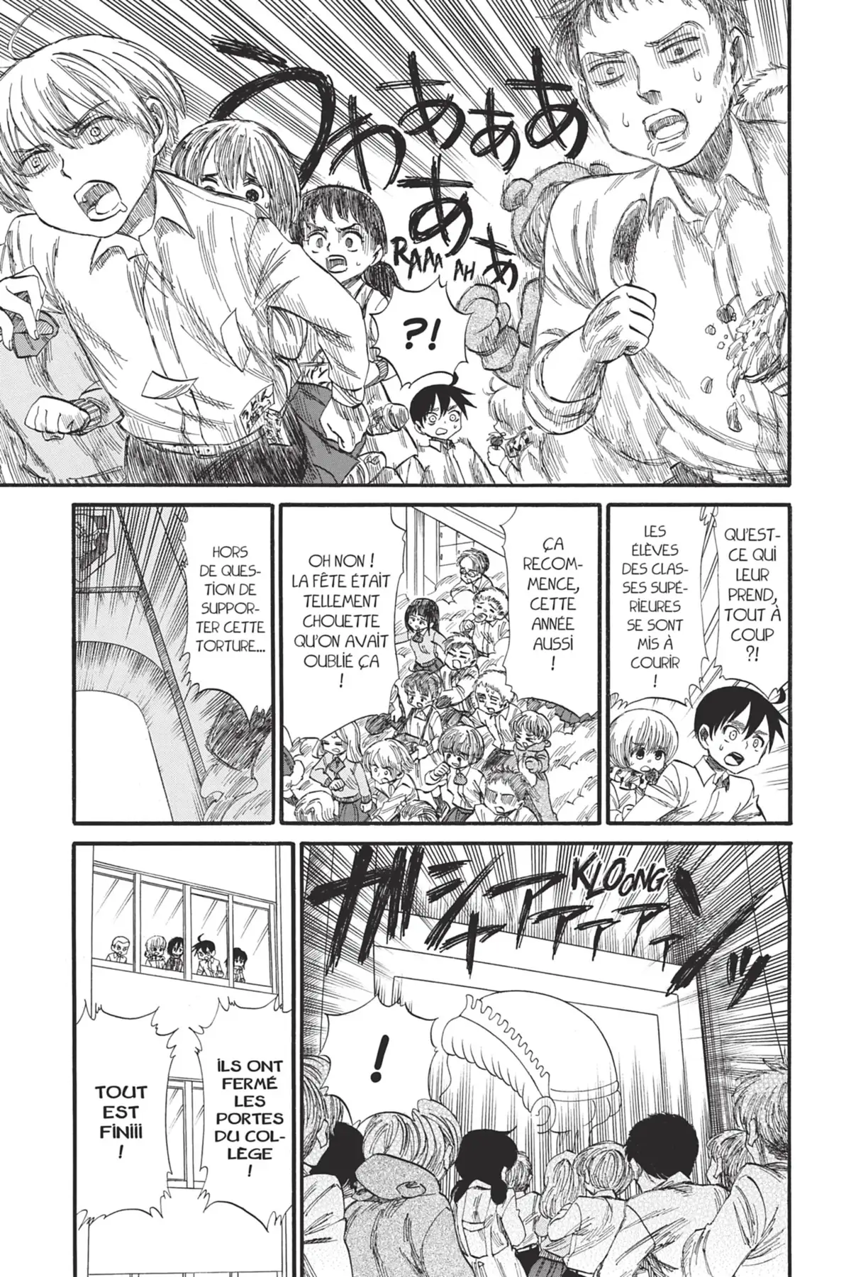 L’Attaque des Titans – Junior High School Volume 5 page 70