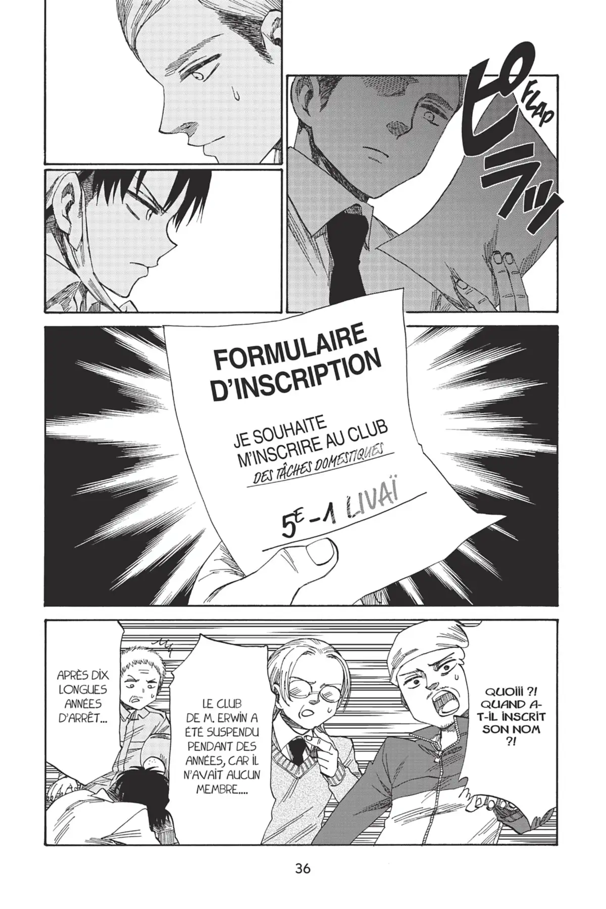 L’Attaque des Titans – Junior High School Volume 6 page 37