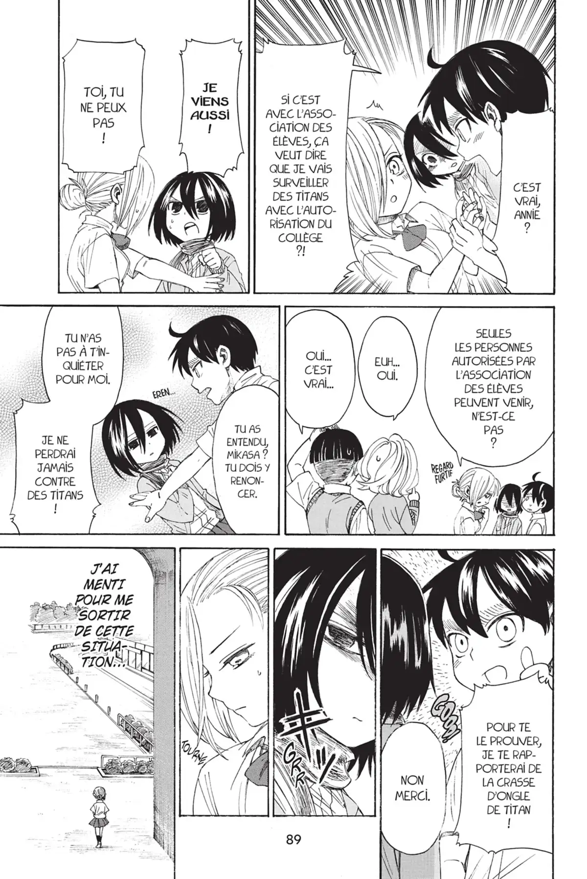 L’Attaque des Titans – Junior High School Volume 2 page 90