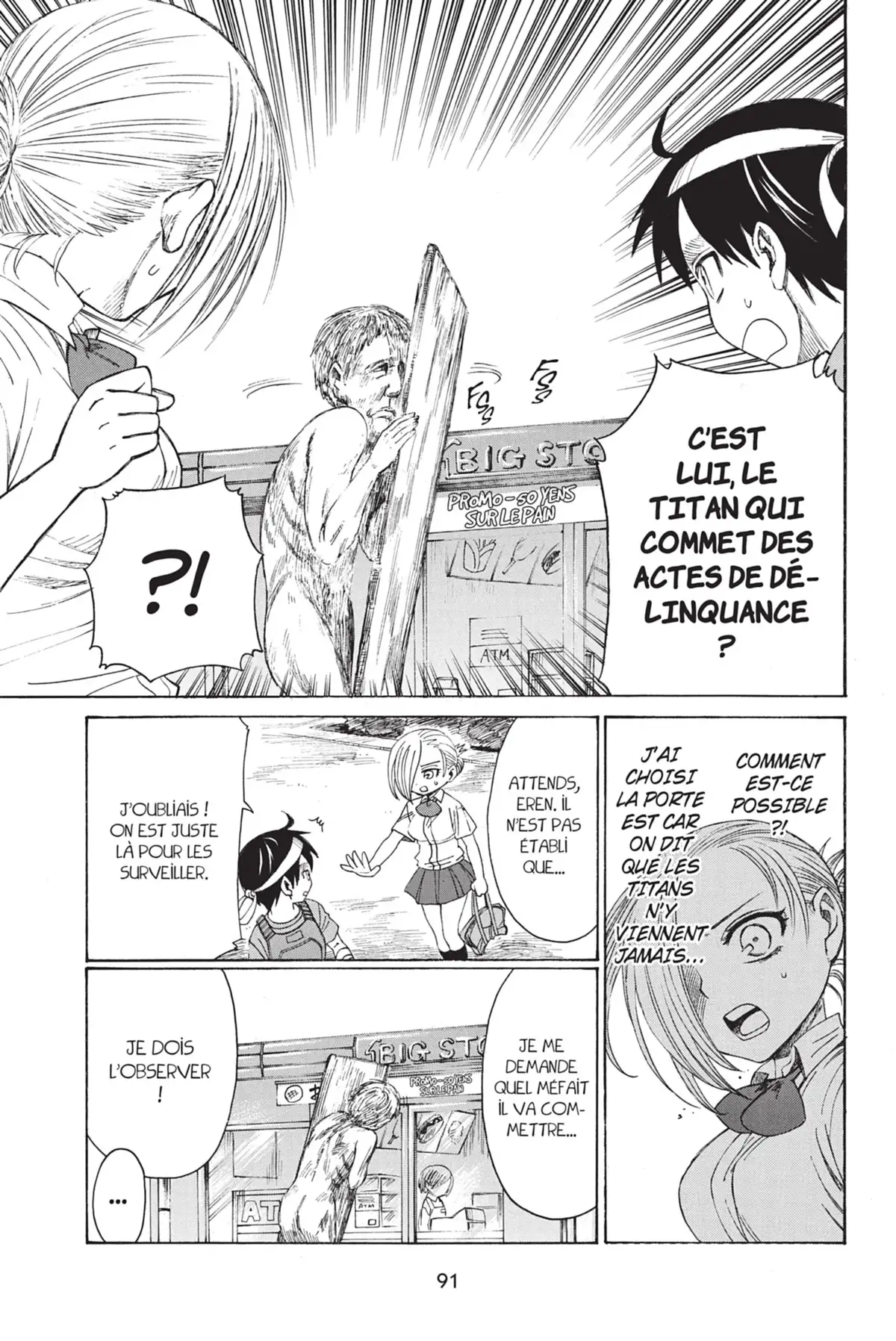 L’Attaque des Titans – Junior High School Volume 2 page 92