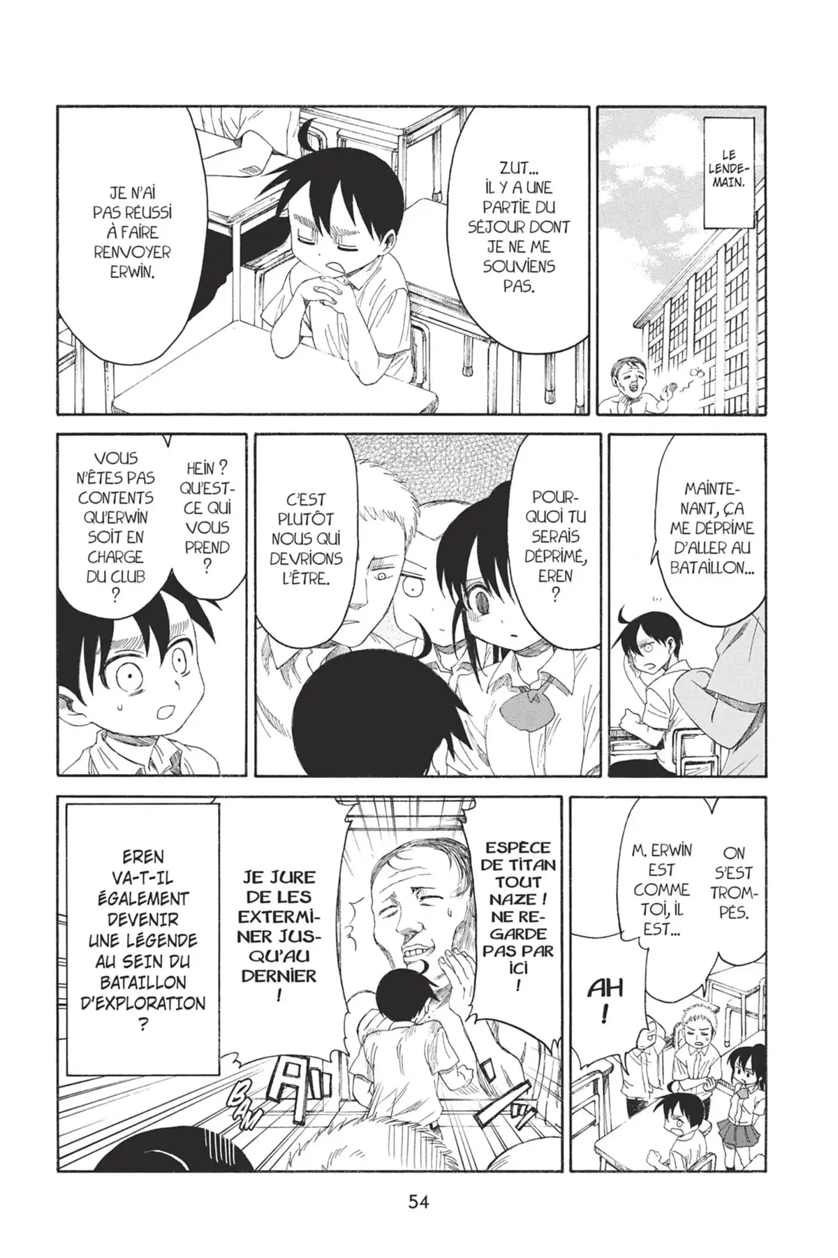L’Attaque des Titans – Junior High School Volume 3 page 55