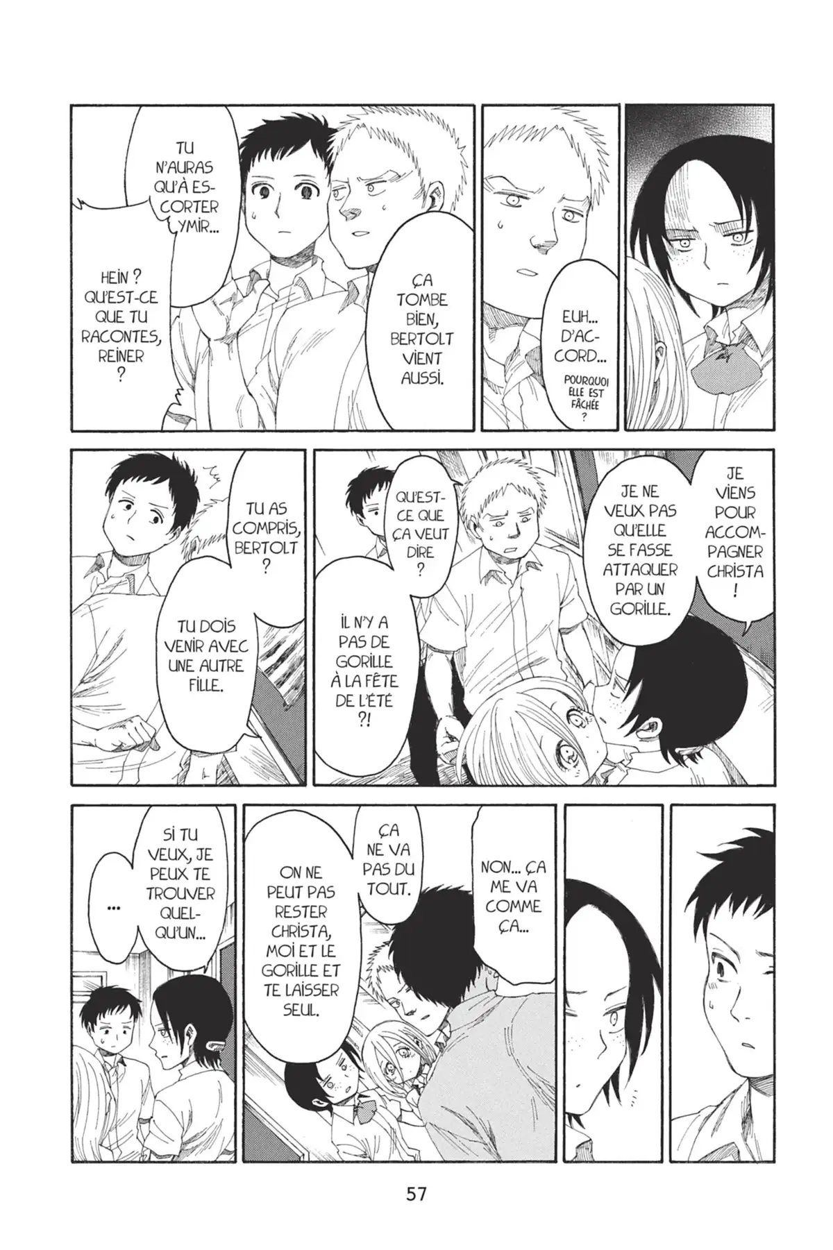 L’Attaque des Titans – Junior High School Volume 3 page 58