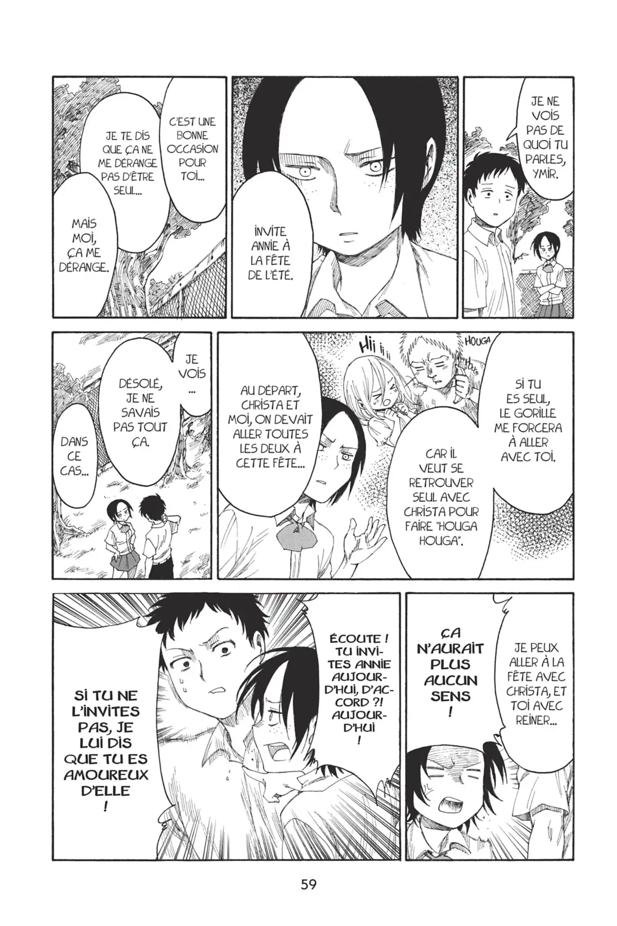 L’Attaque des Titans – Junior High School Volume 3 page 60