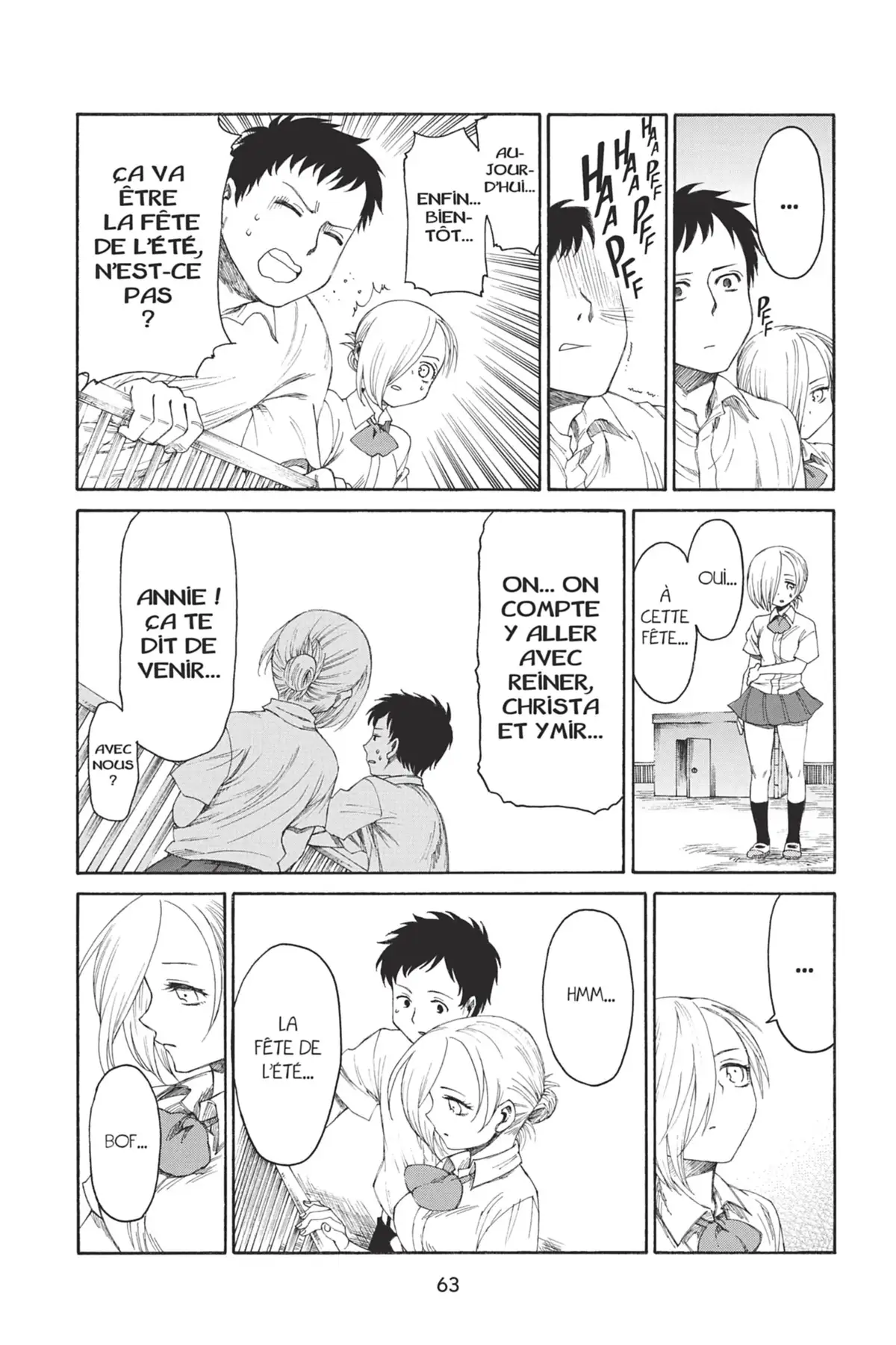 L’Attaque des Titans – Junior High School Volume 3 page 64