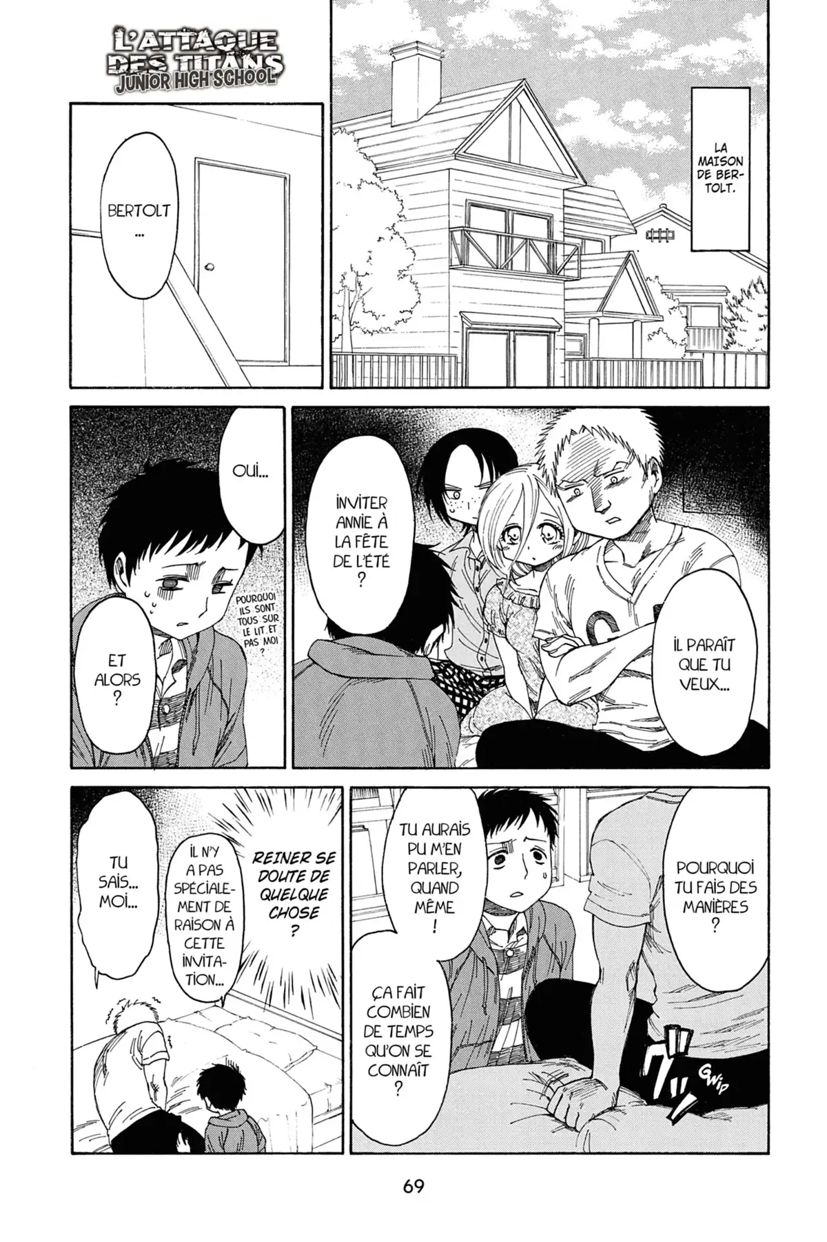 L’Attaque des Titans – Junior High School Volume 3 page 70