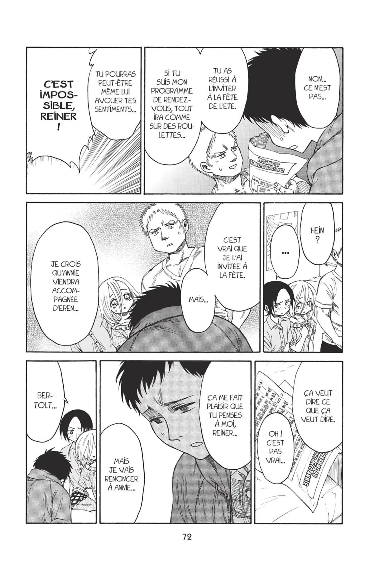 L’Attaque des Titans – Junior High School Volume 3 page 73