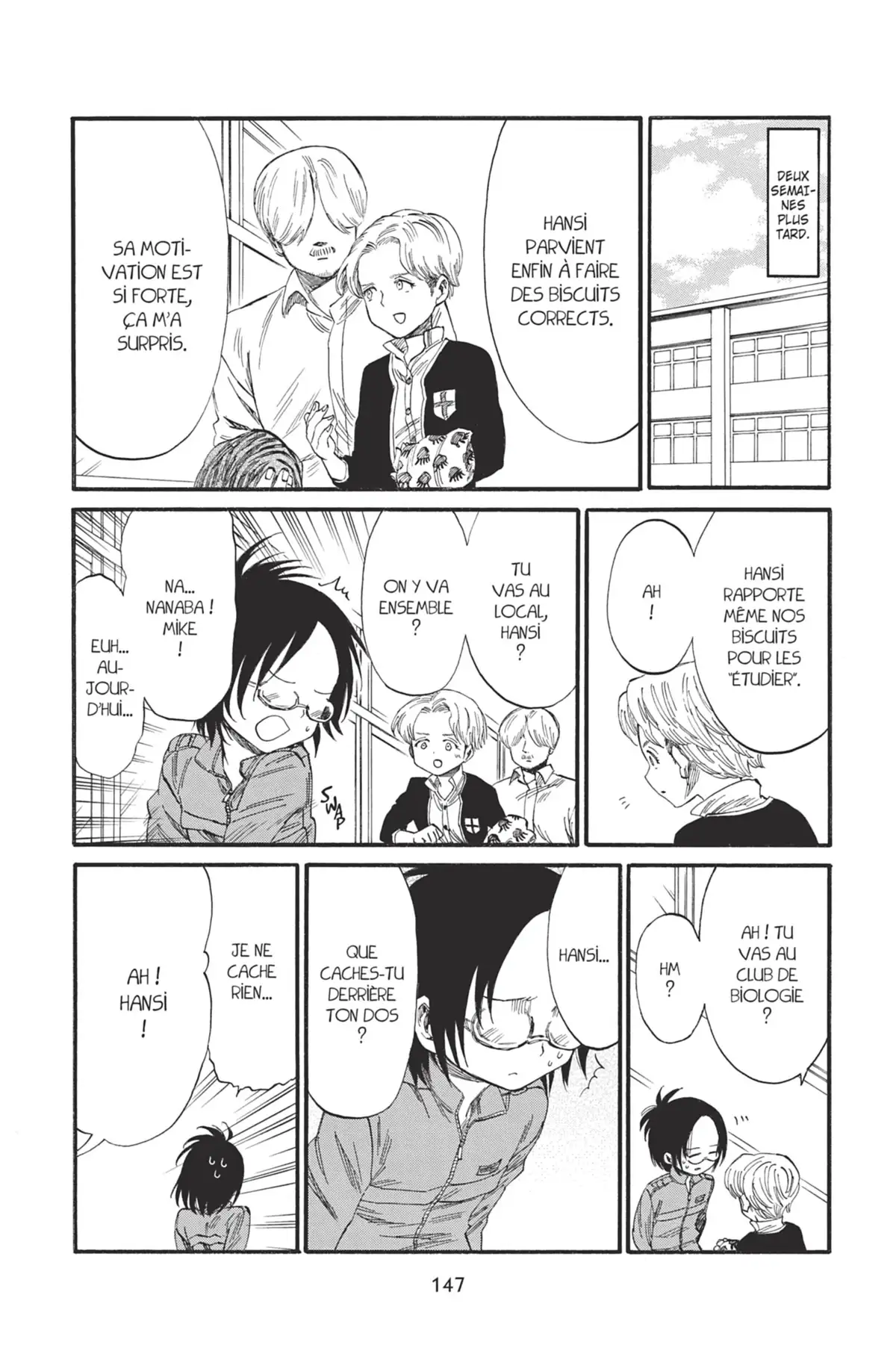L’Attaque des Titans – Junior High School Volume 4 page 148